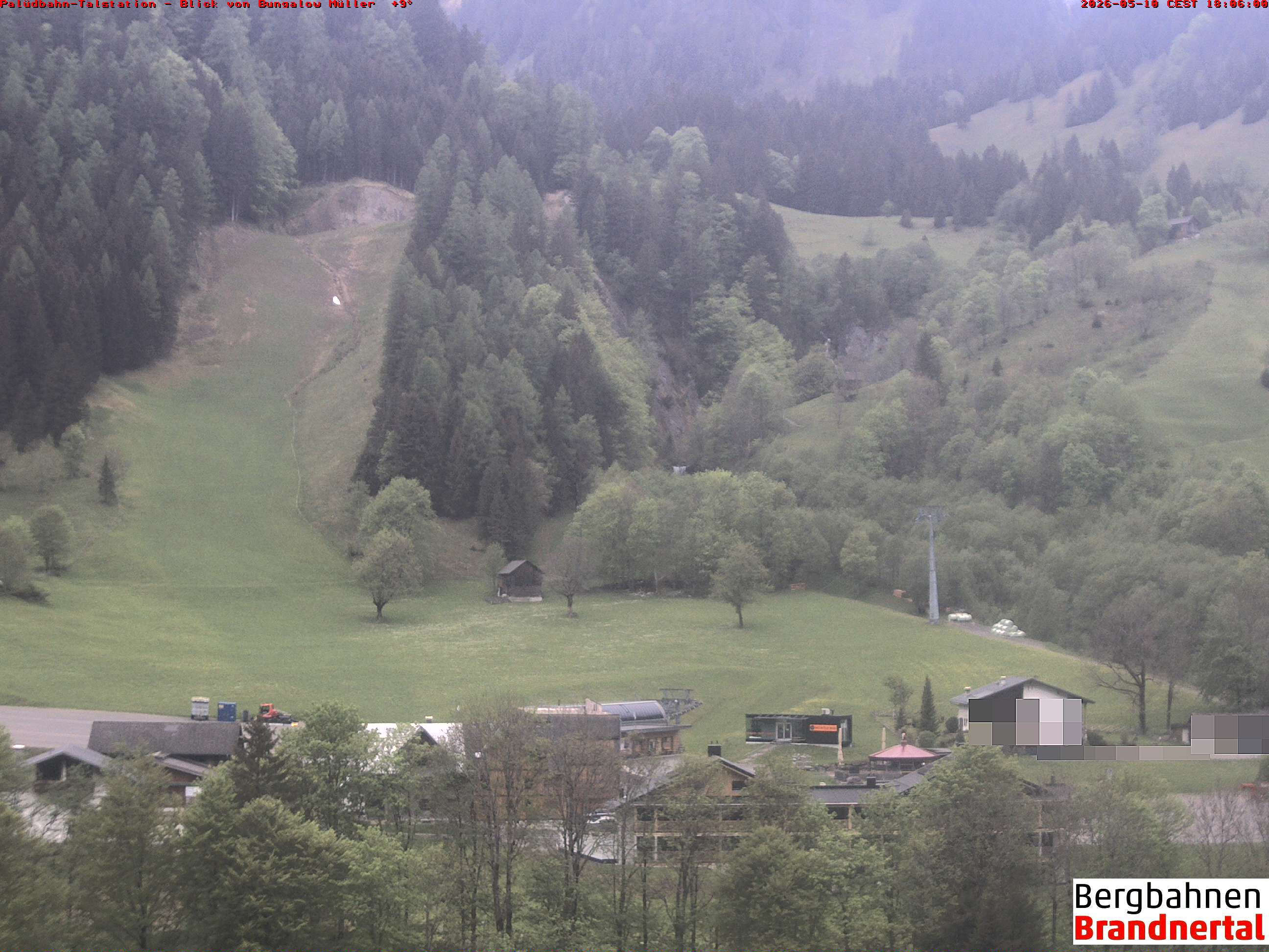 Blick auf Palüdbahn von Bungalow Müller