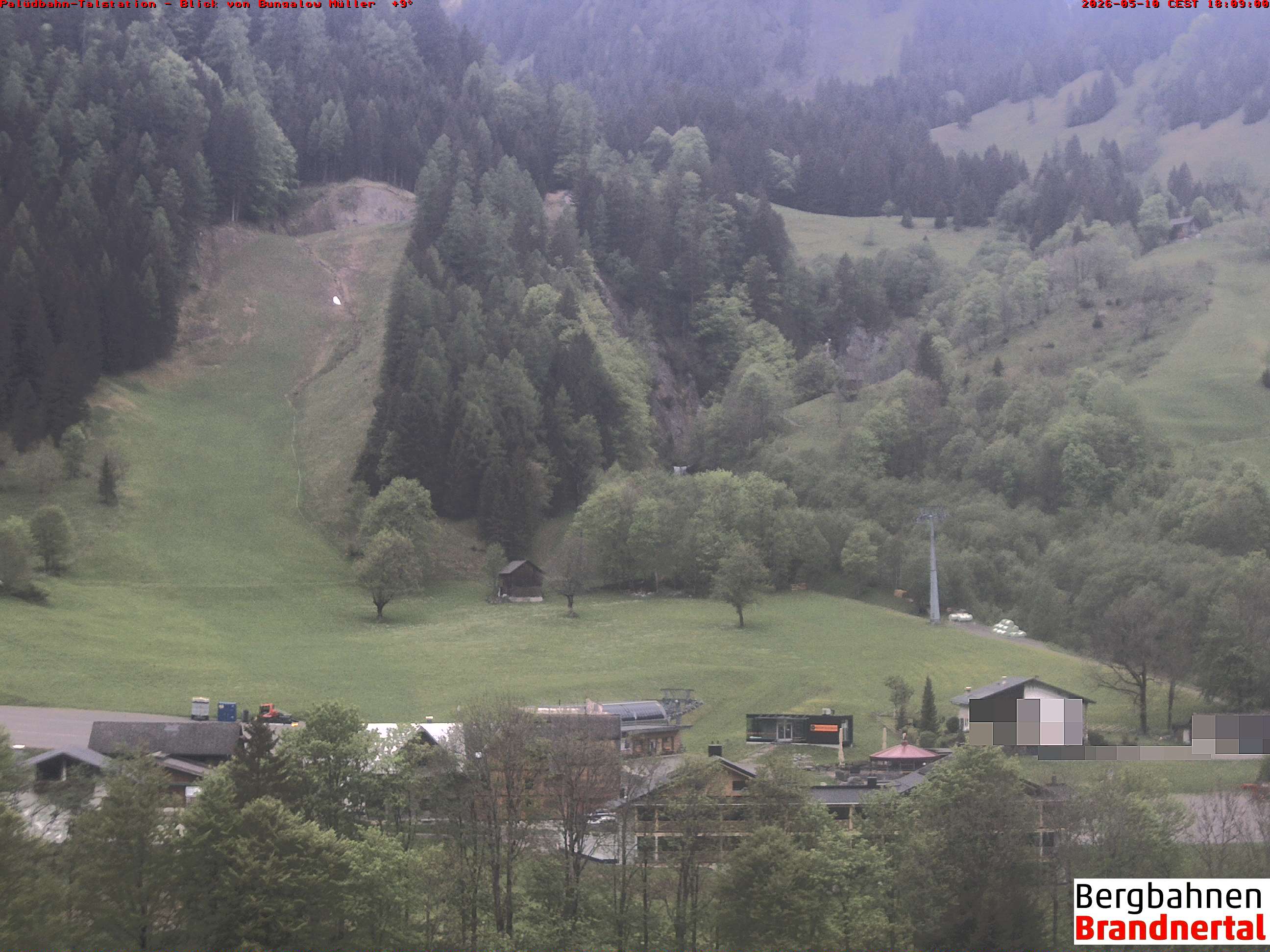 Blick auf Palüdbahn von Bungalow Müller
