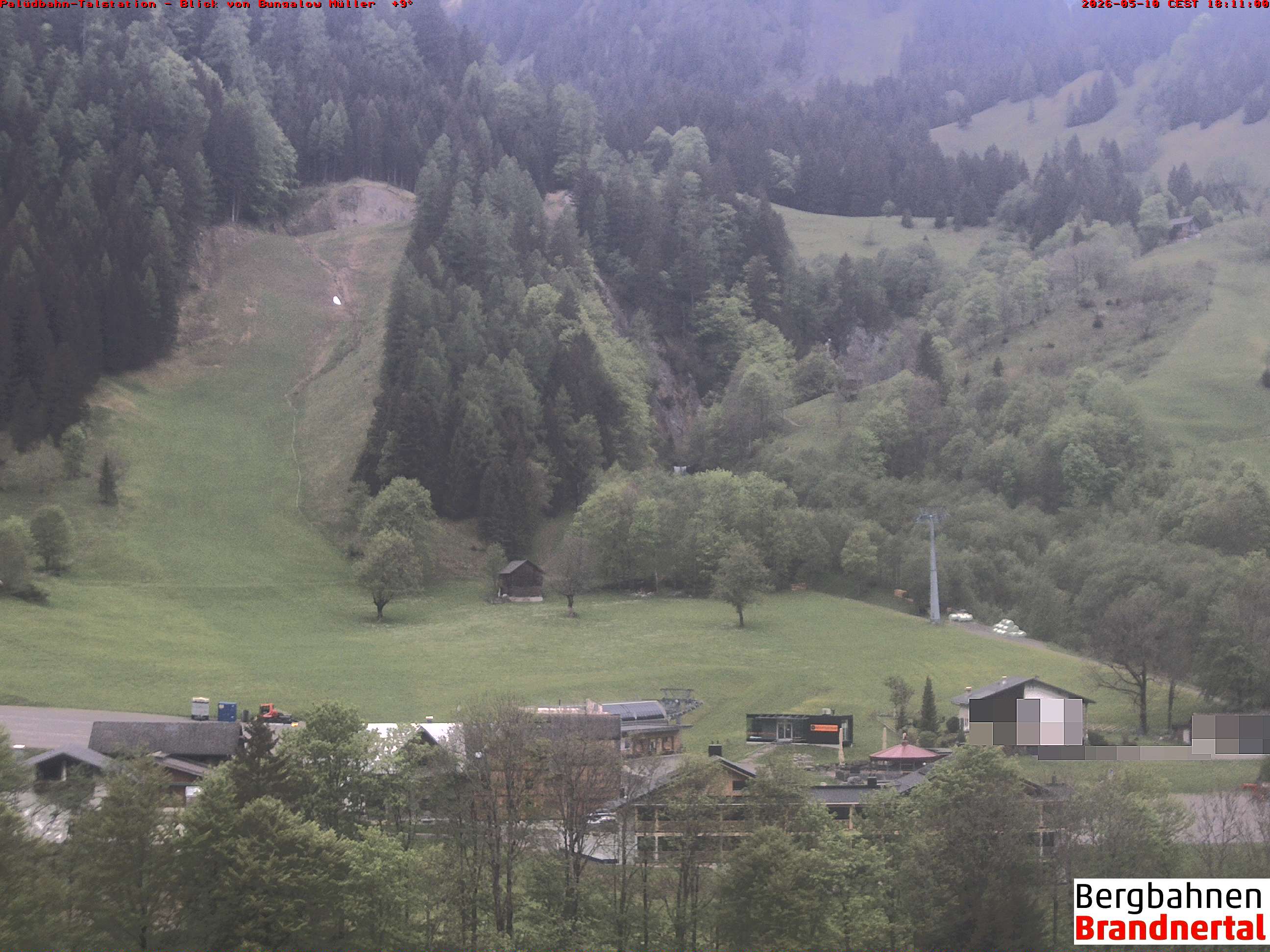 Blick auf Palüdbahn von Bungalow Müller