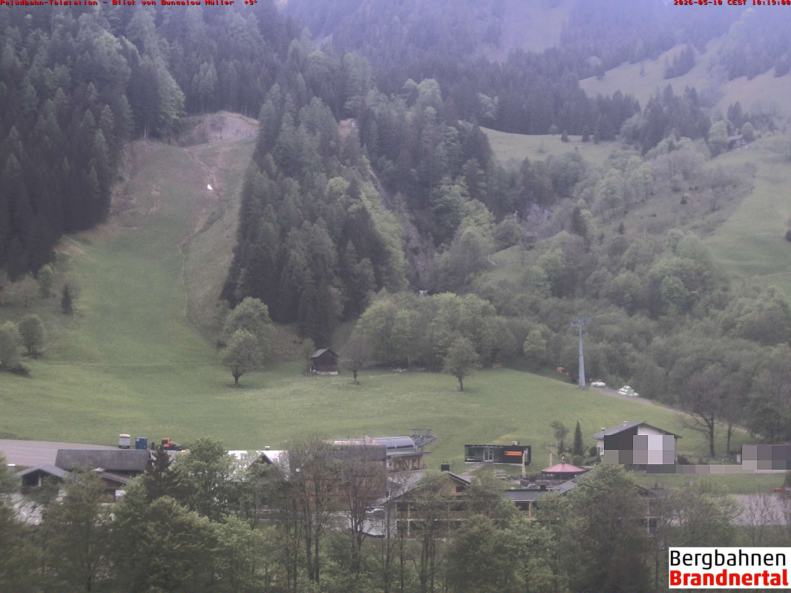 Blick auf Palüdbahn von Bungalow Müller