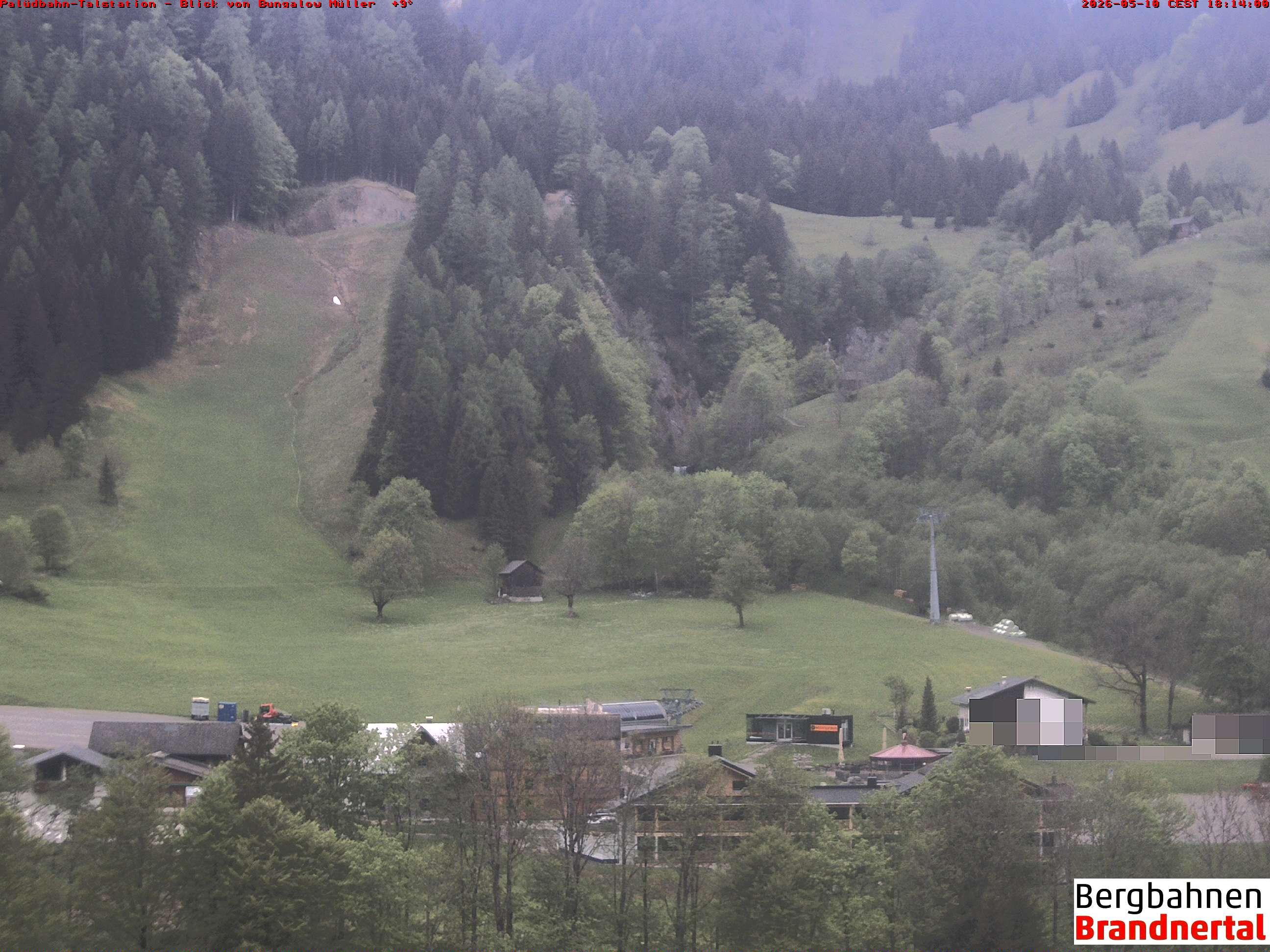 Blick auf Palüdbahn von Bungalow Müller