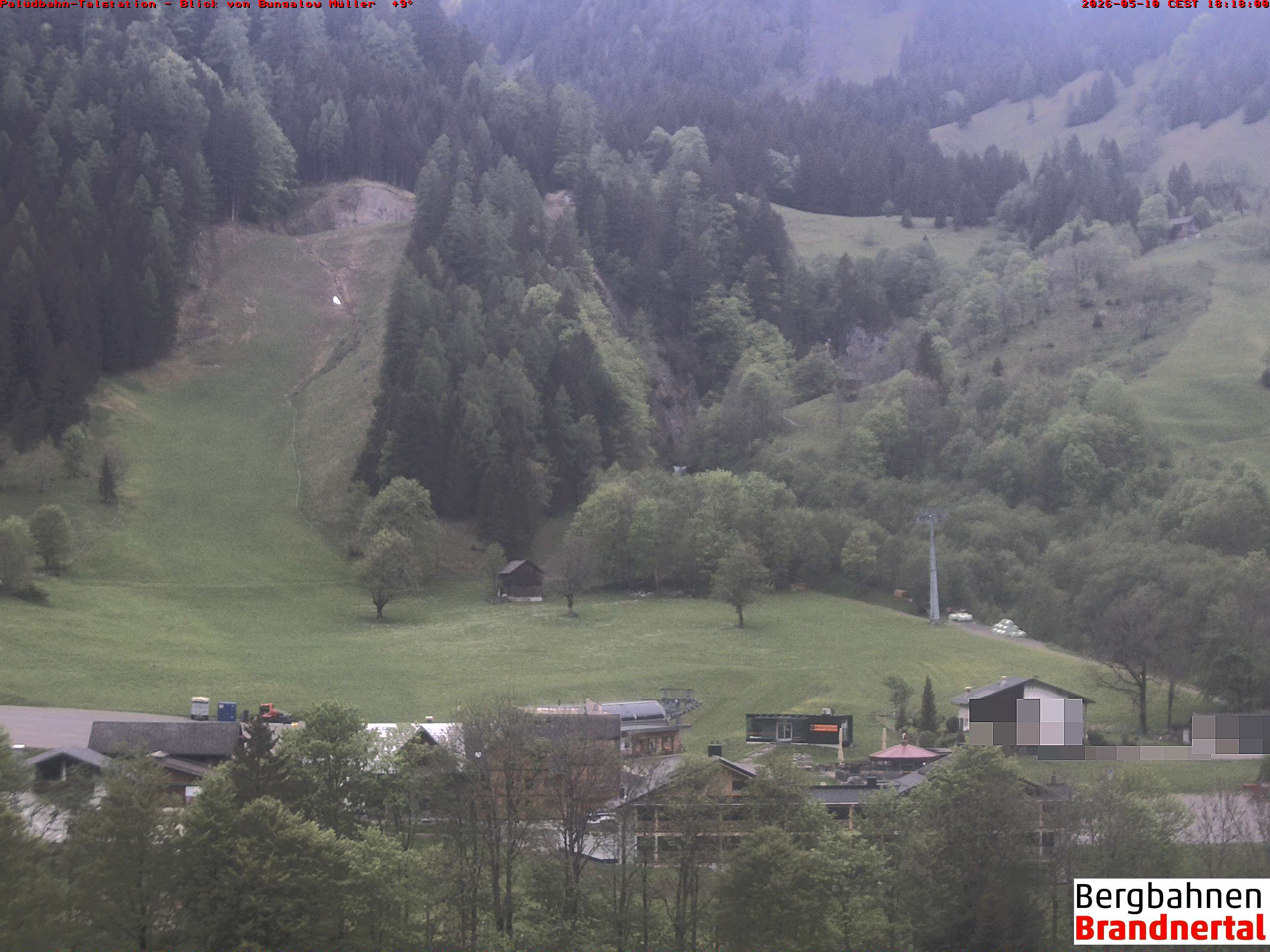 Blick auf Palüdbahn von Bungalow Müller