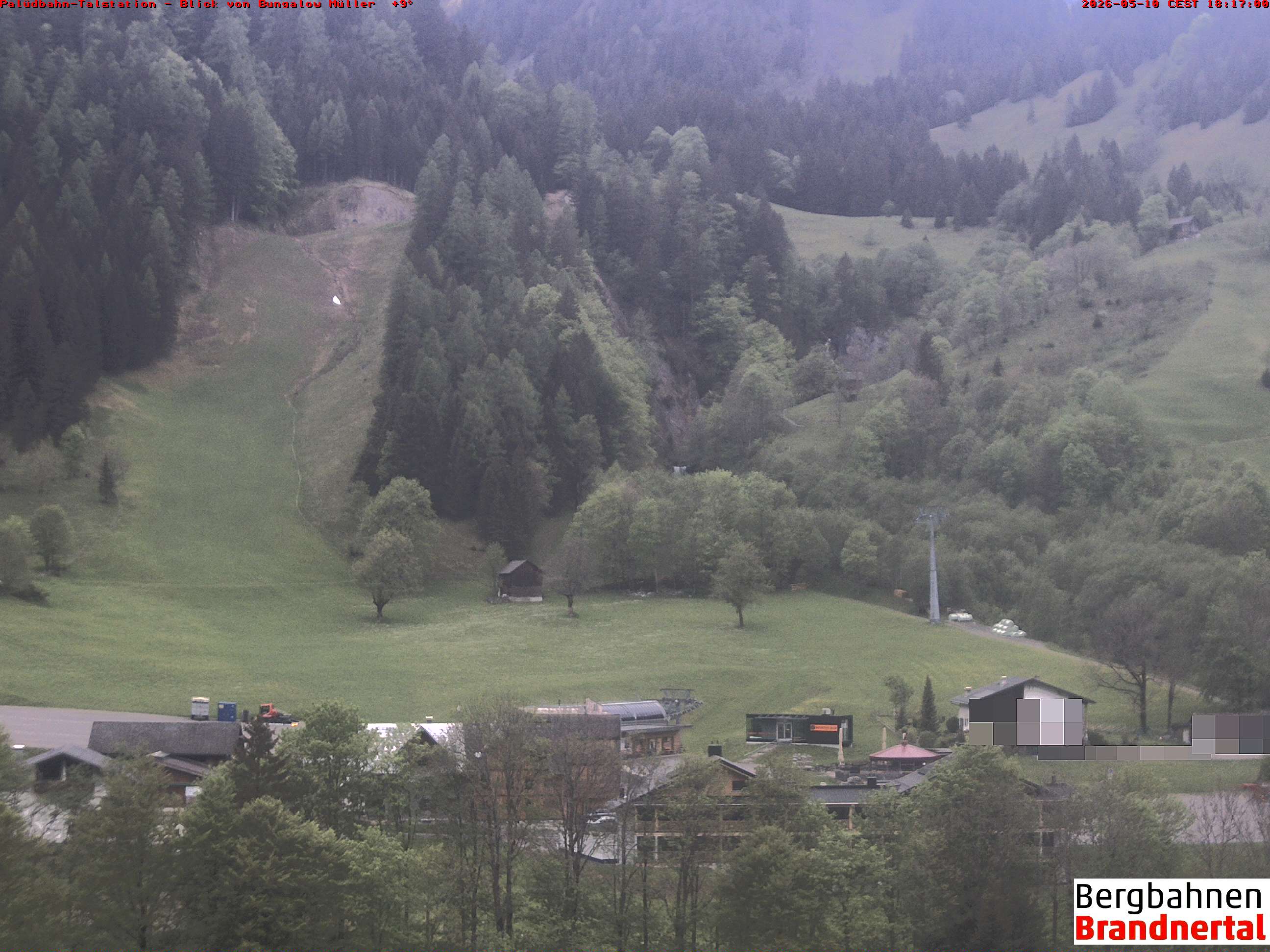 Blick auf Palüdbahn von Bungalow Müller