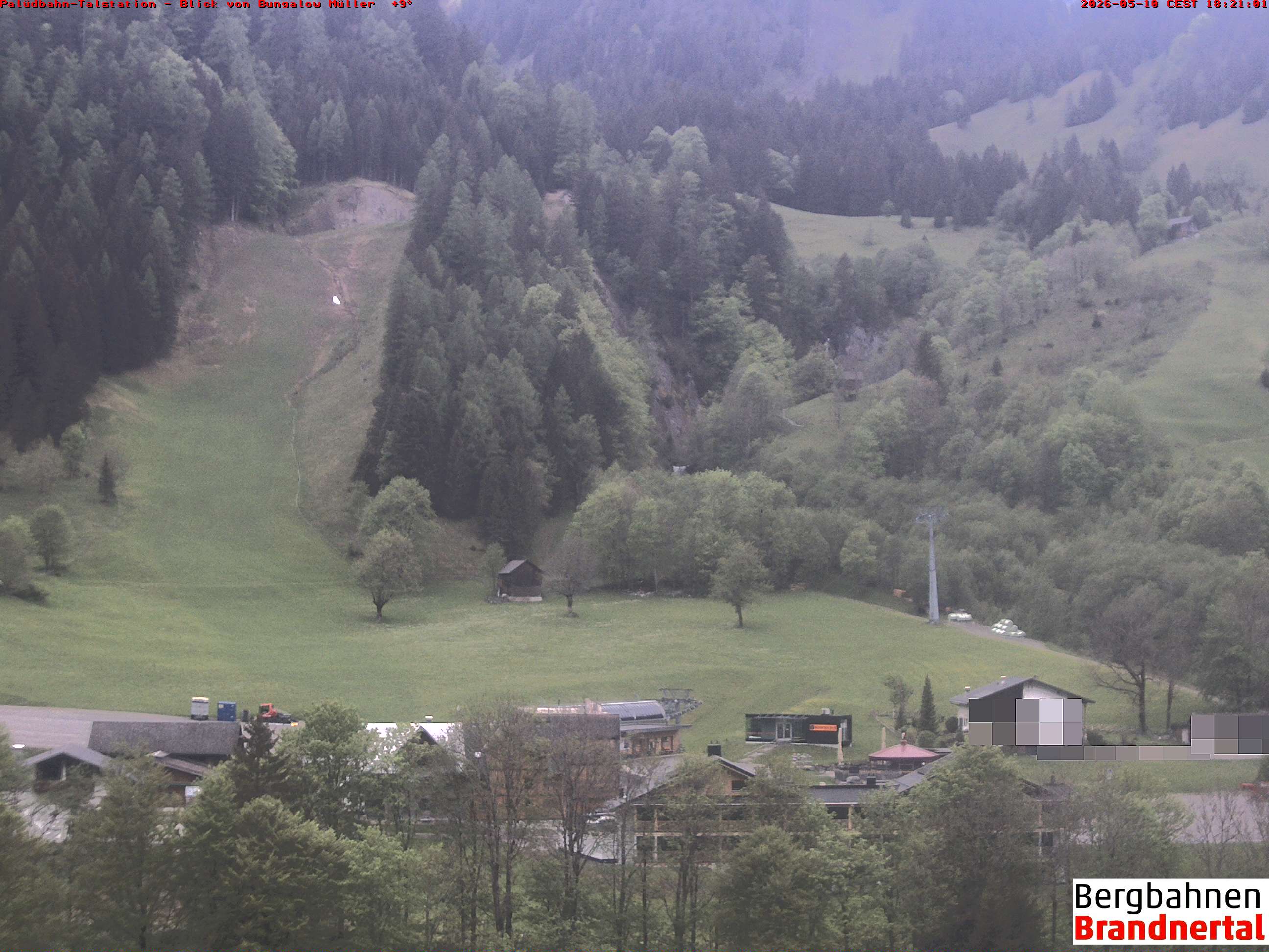 Blick auf Palüdbahn von Bungalow Müller