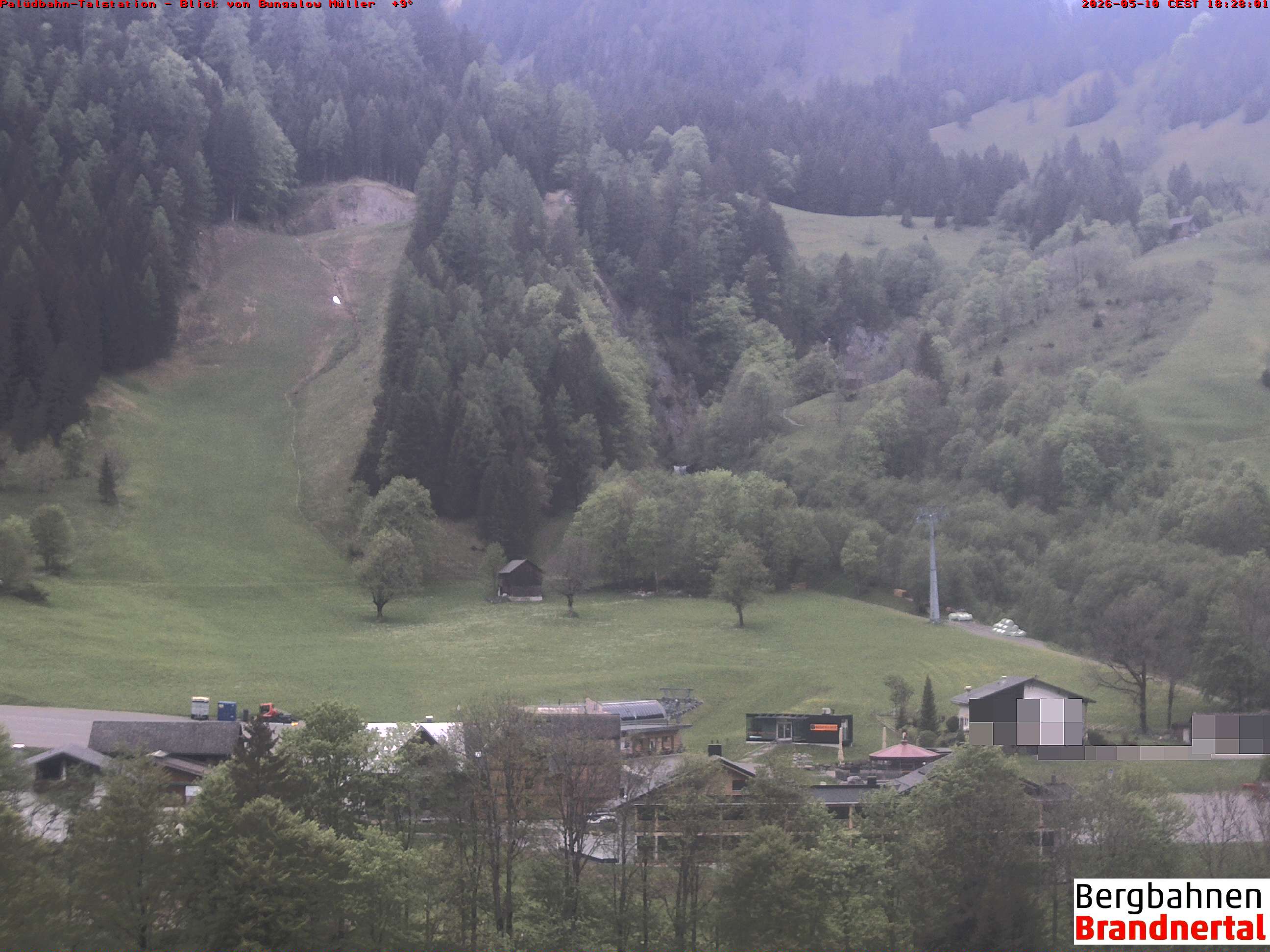 Blick auf Palüdbahn von Bungalow Müller