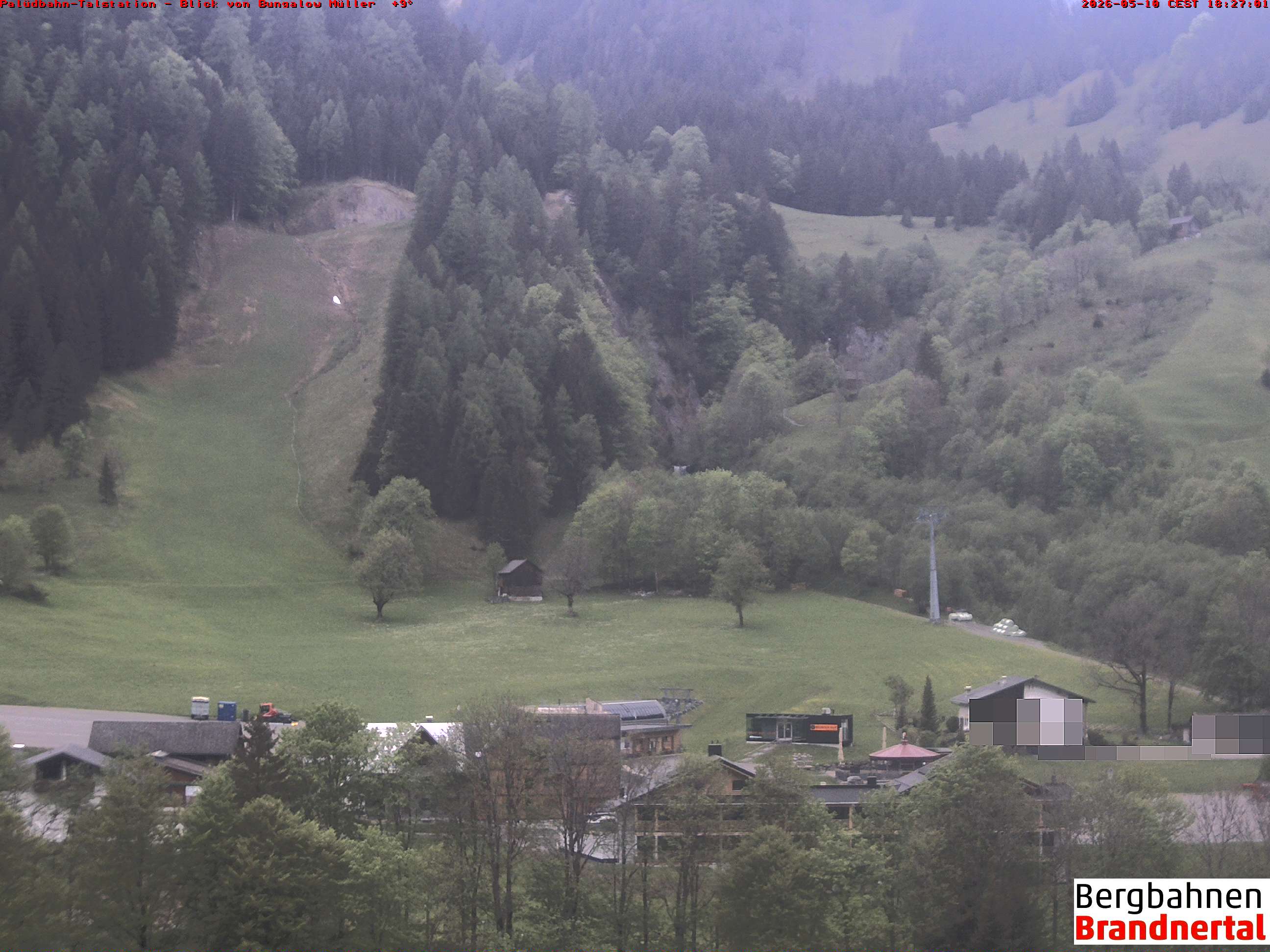 Blick auf Palüdbahn von Bungalow Müller