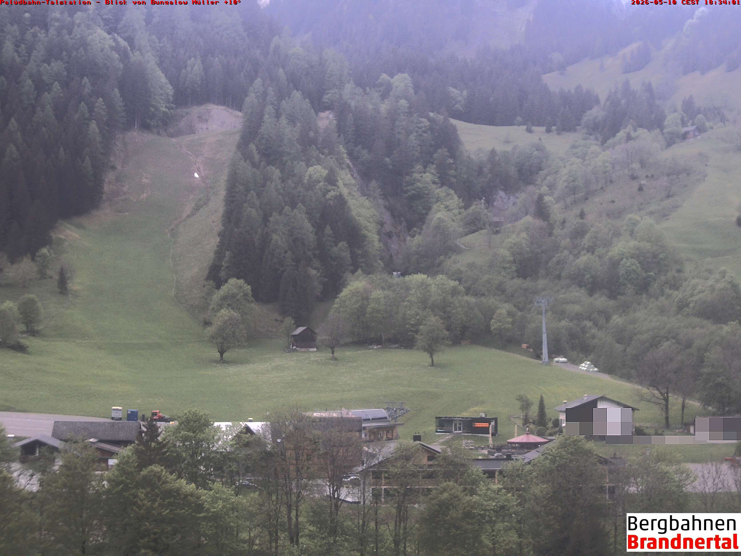 Blick auf Palüdbahn von Bungalow Müller