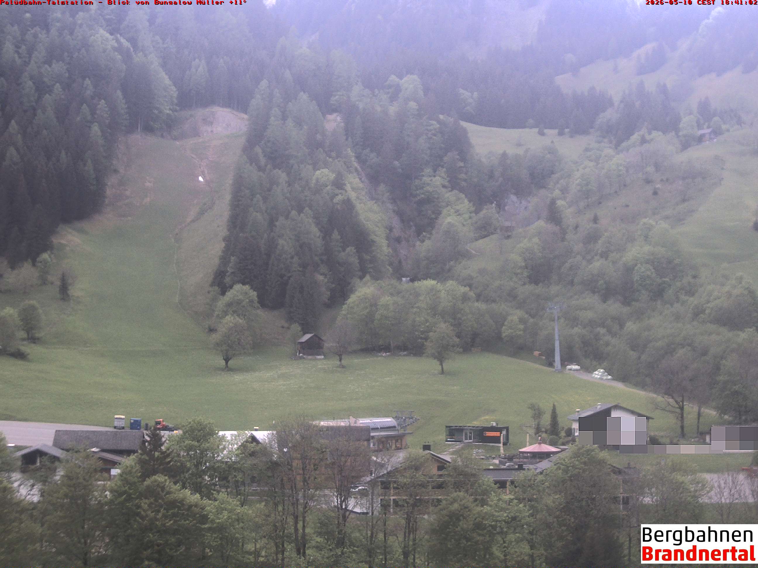 Blick auf Palüdbahn von Bungalow Müller