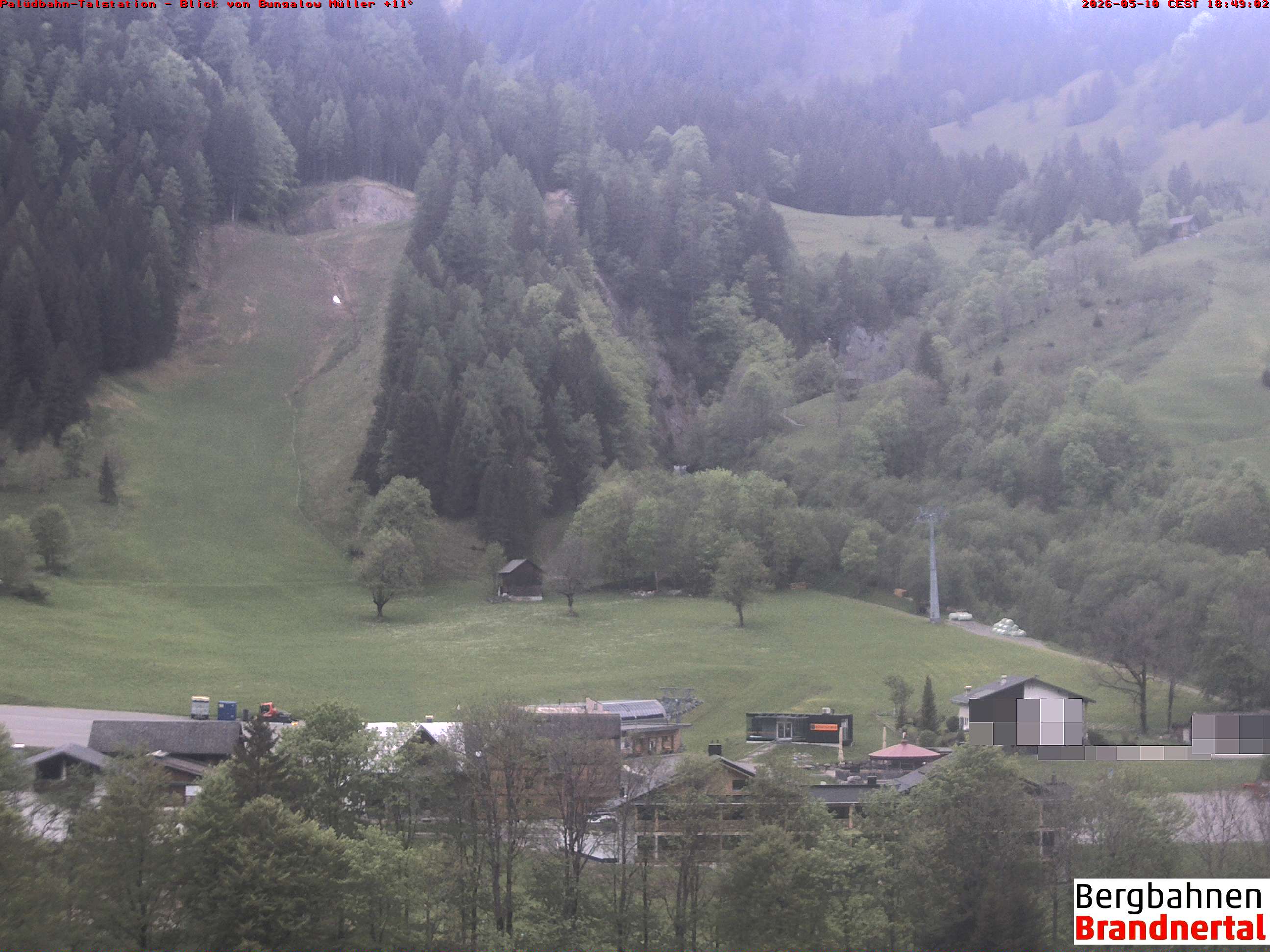 Blick auf Palüdbahn von Bungalow Müller