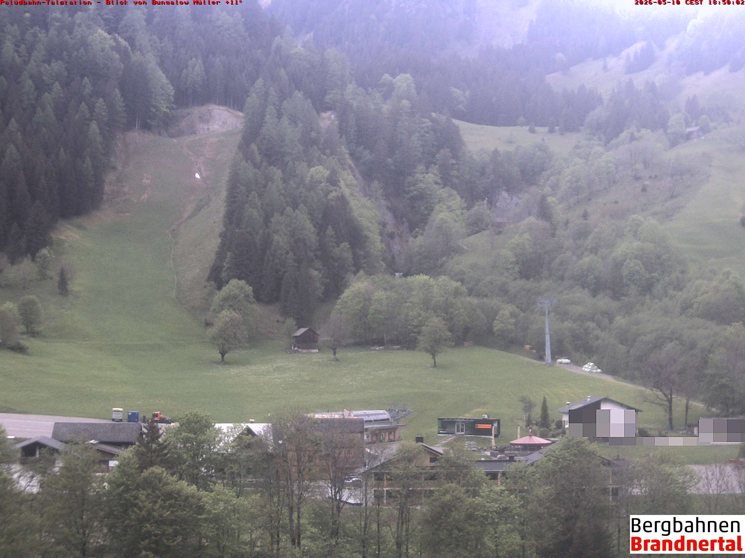 Blick auf Palüdbahn von Bungalow Müller