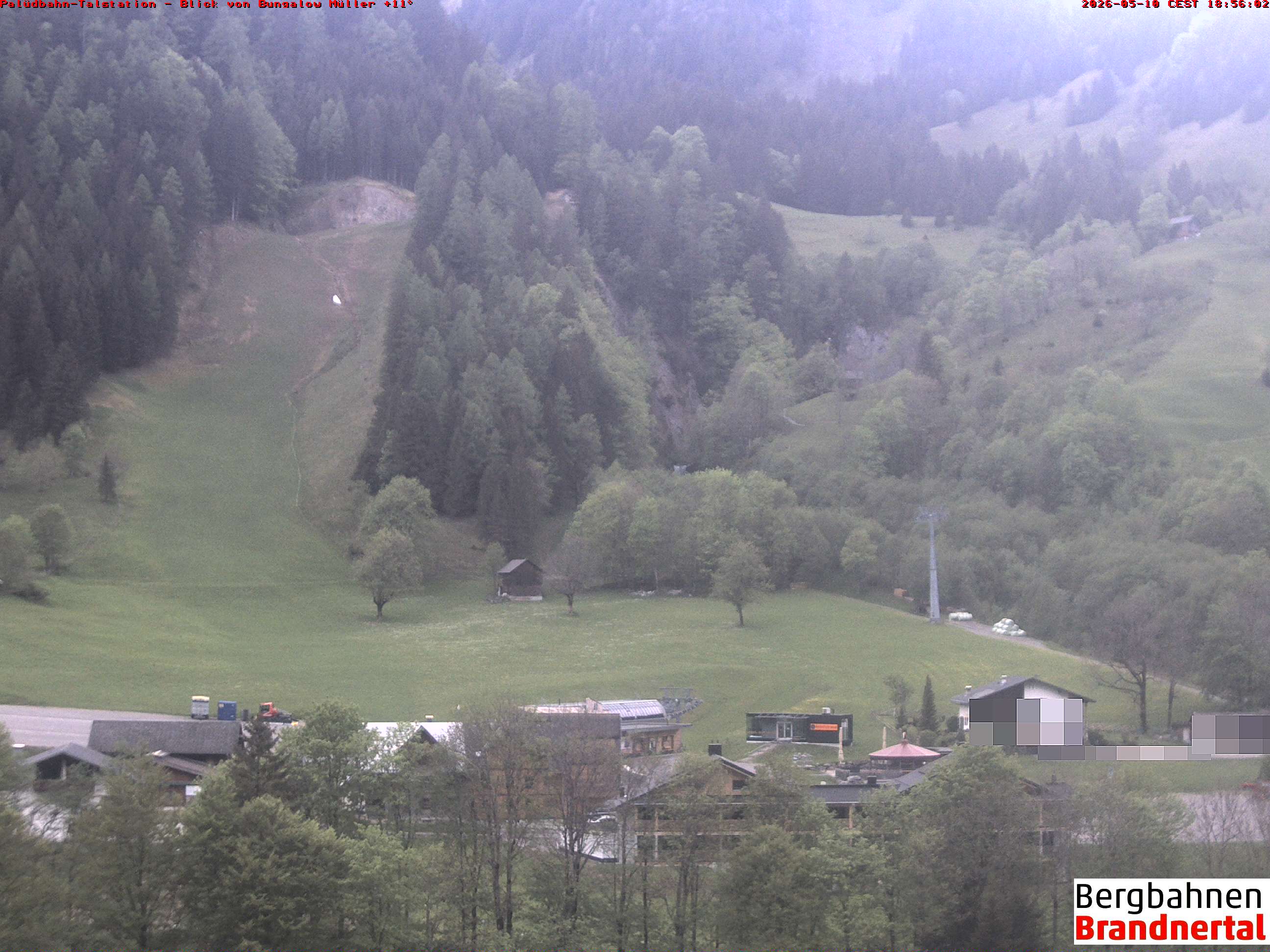 Blick auf Palüdbahn von Bungalow Müller