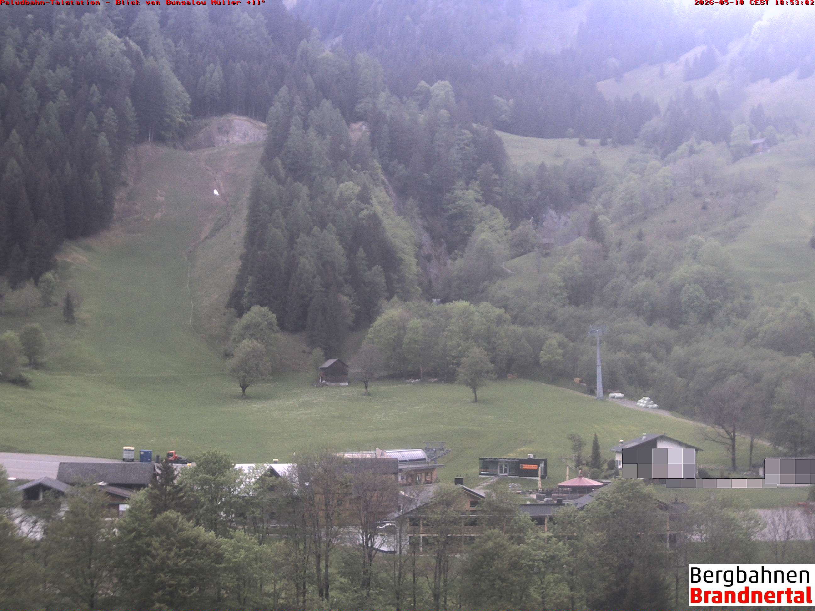 Blick auf Palüdbahn von Bungalow Müller