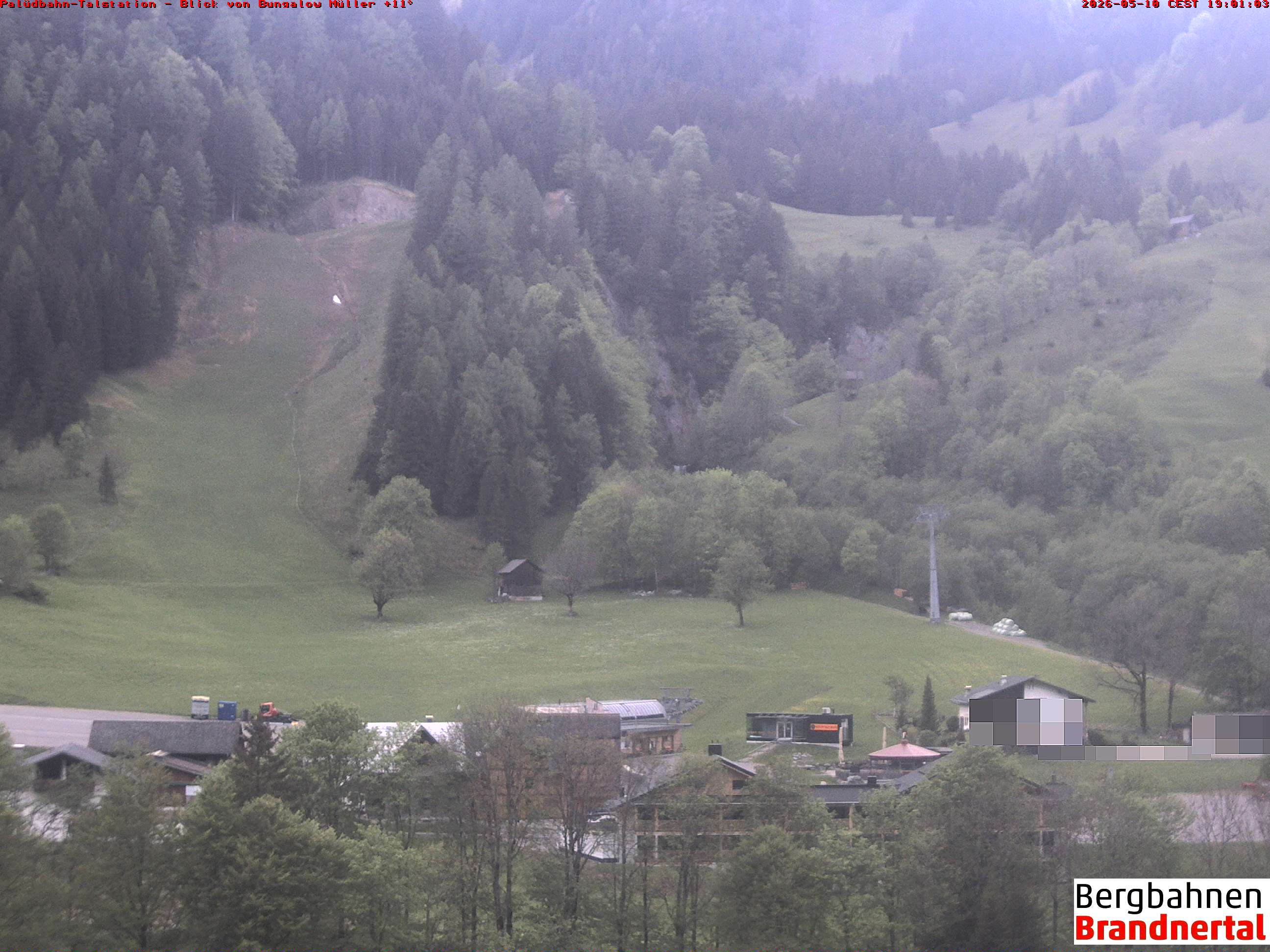 Blick auf Palüdbahn von Bungalow Müller