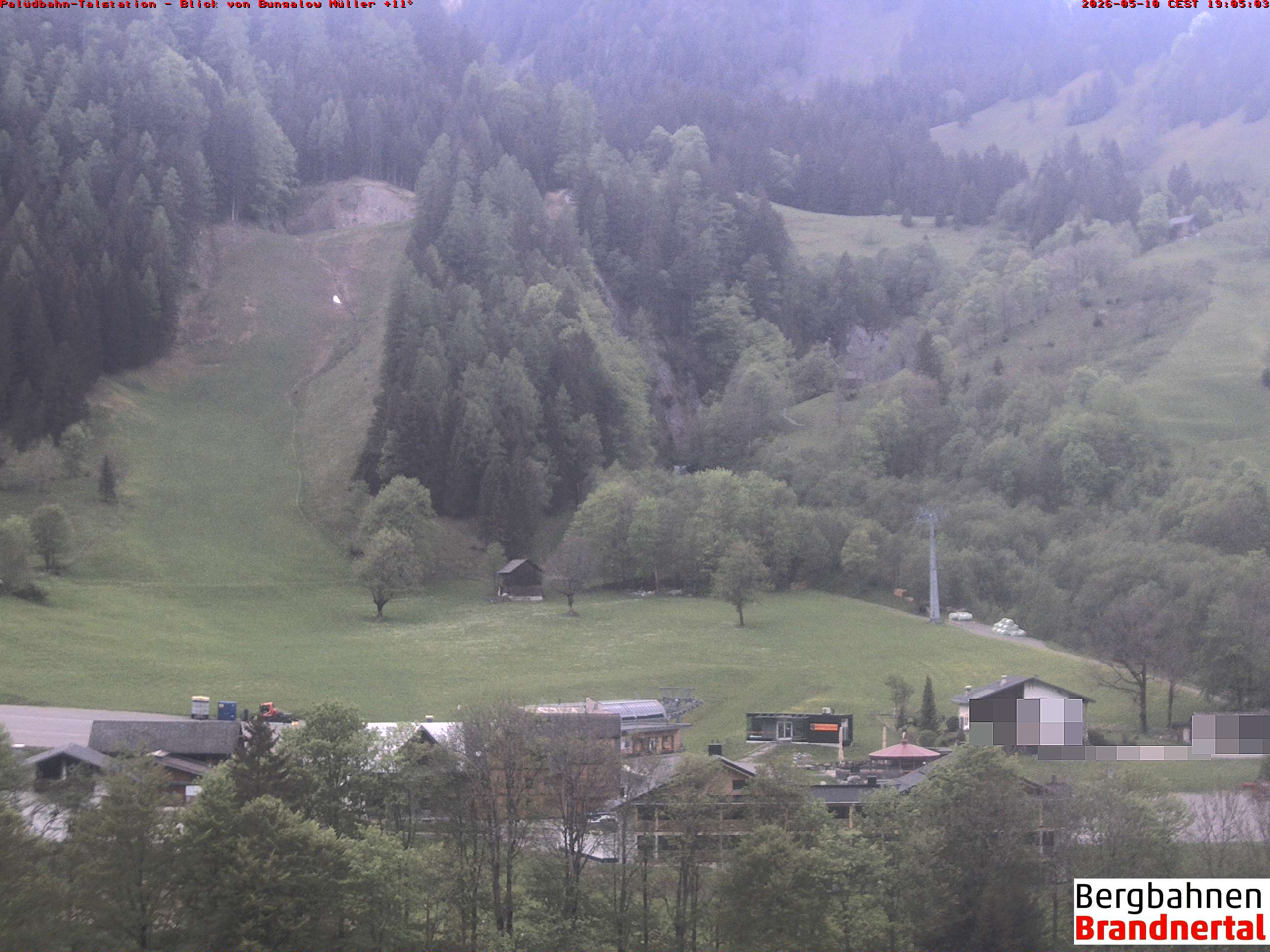 Blick auf Palüdbahn von Bungalow Müller
