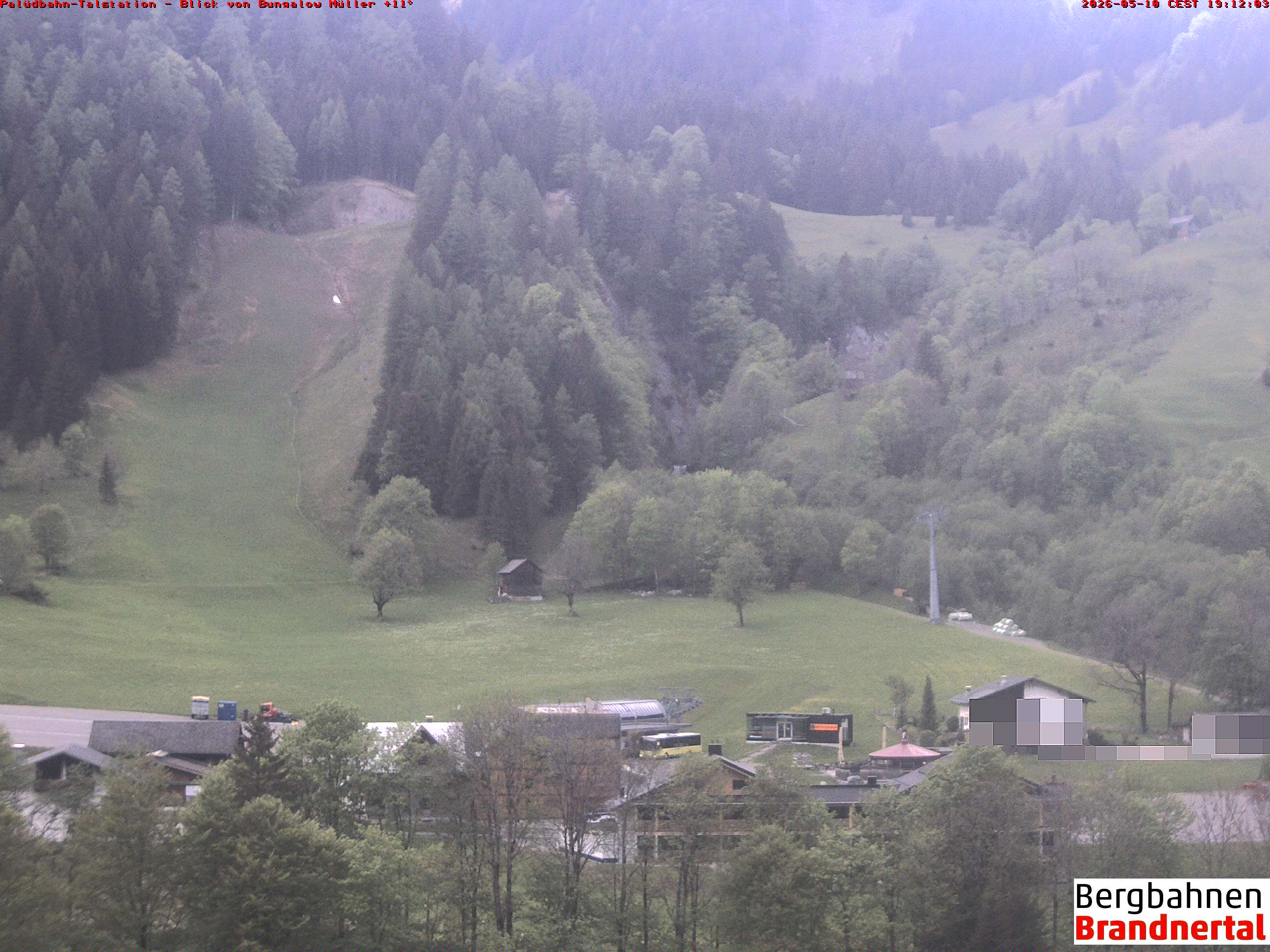Blick auf Palüdbahn von Bungalow Müller