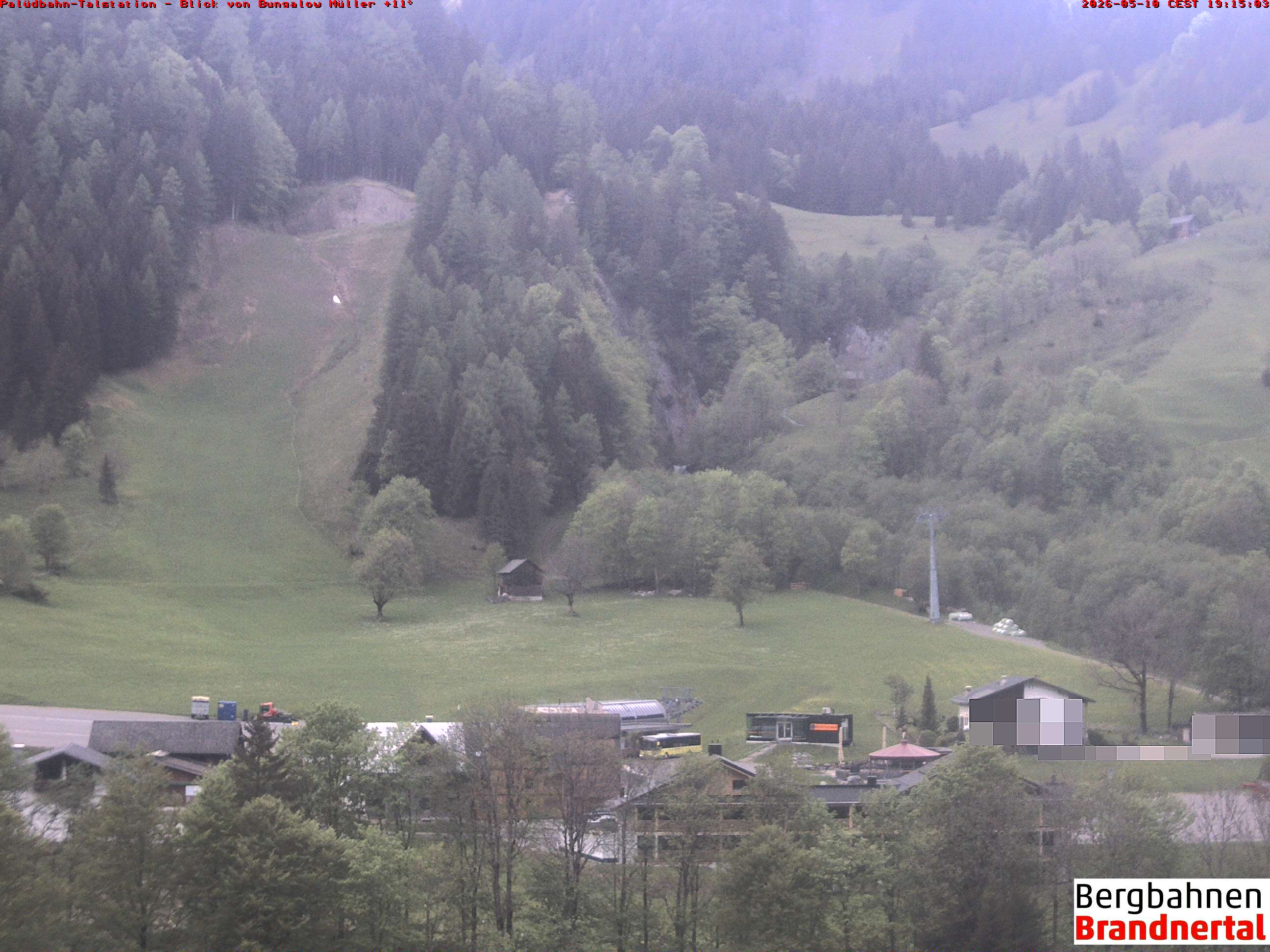 Blick auf Palüdbahn von Bungalow Müller