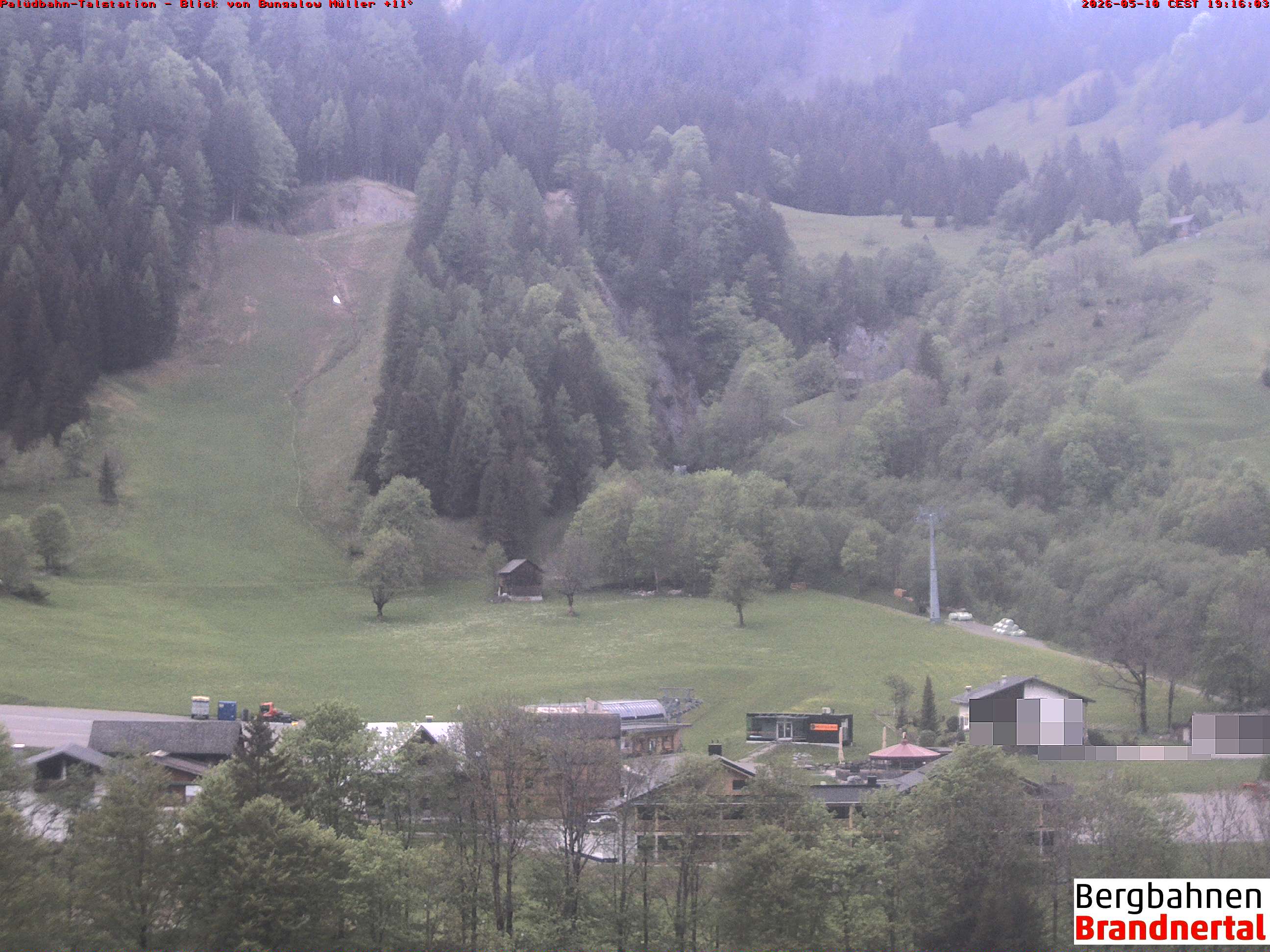 Blick auf Palüdbahn von Bungalow Müller