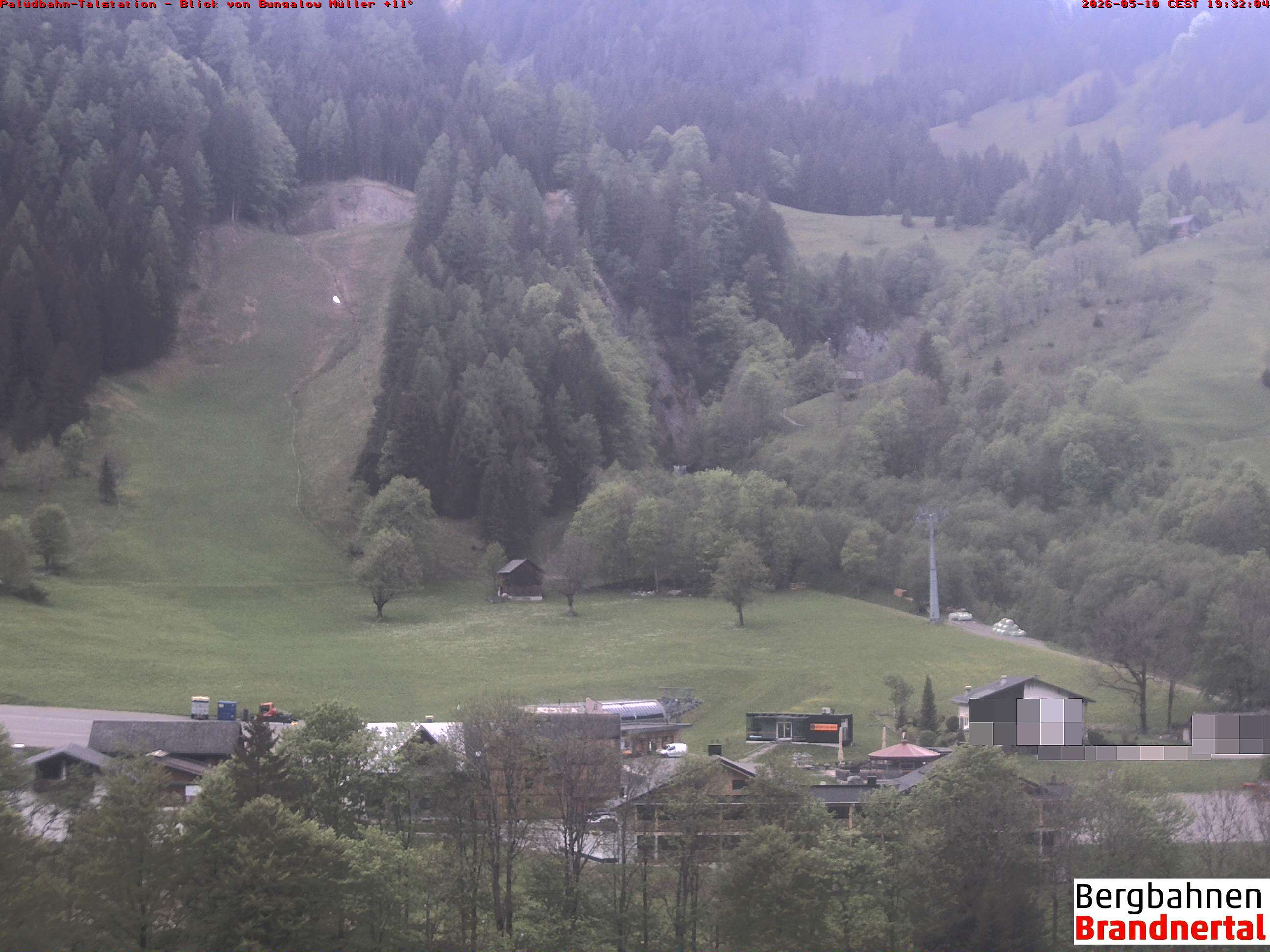 Blick auf Palüdbahn von Bungalow Müller