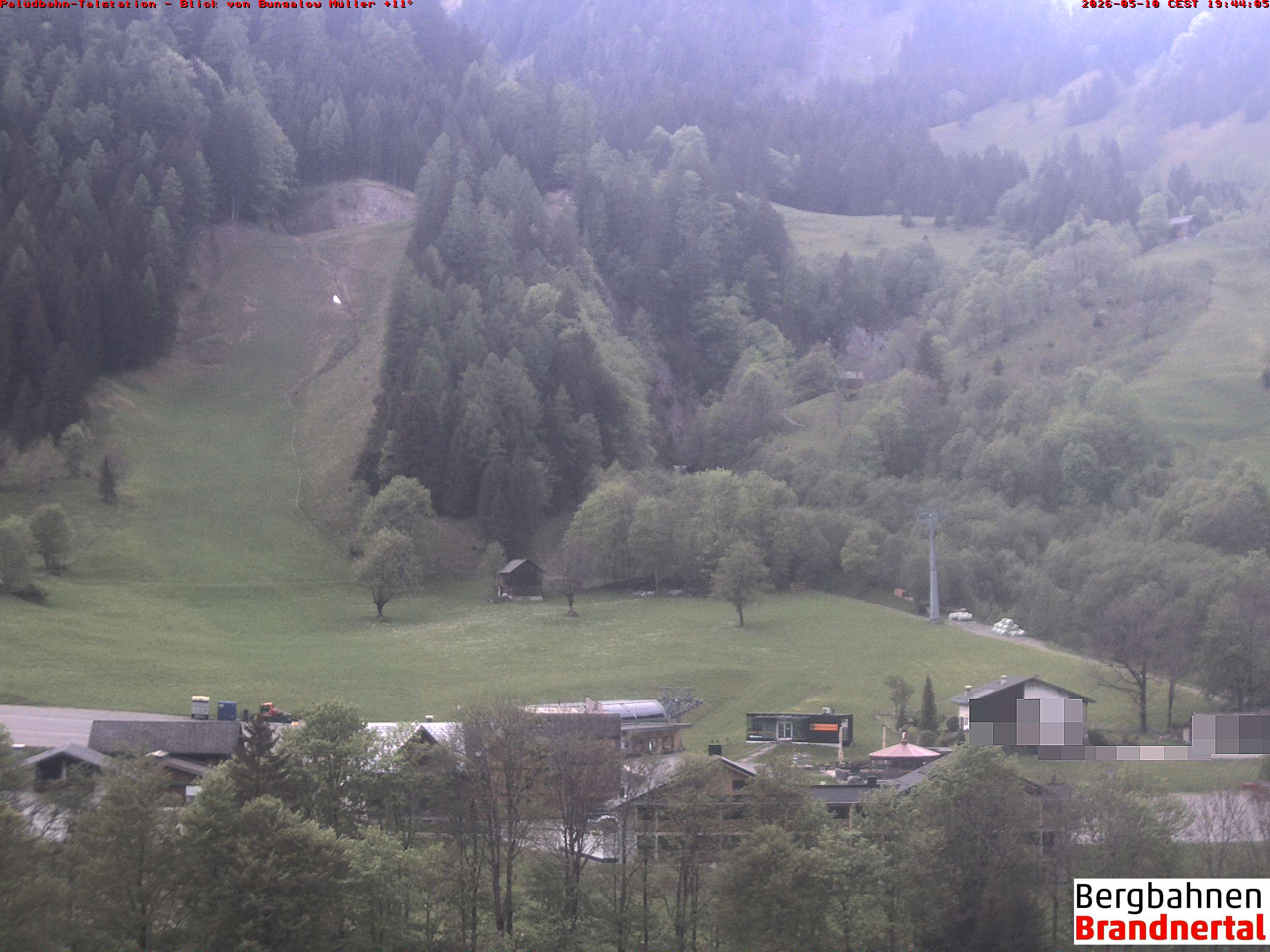 Blick auf Palüdbahn von Bungalow Müller