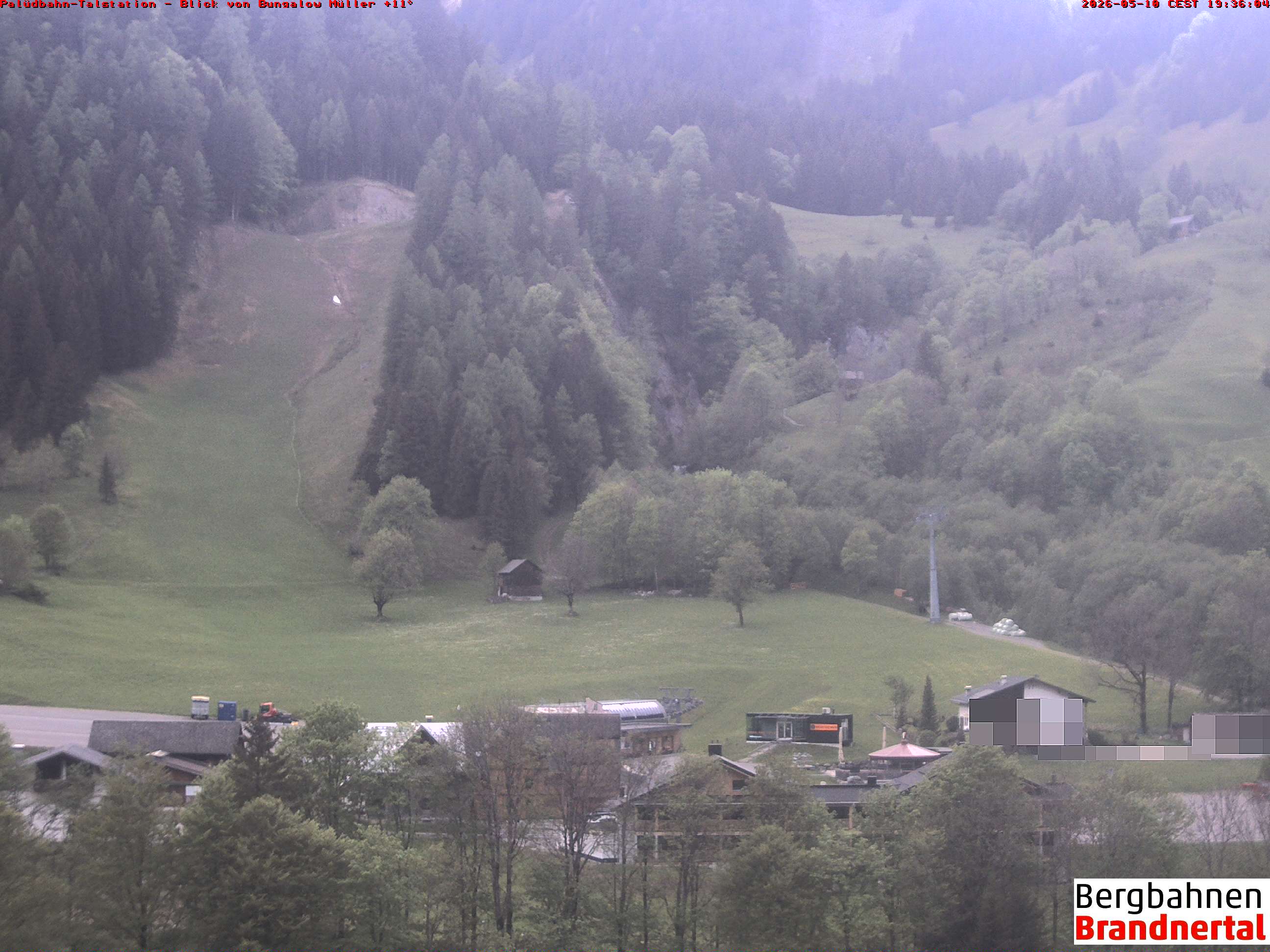 Blick auf Palüdbahn von Bungalow Müller