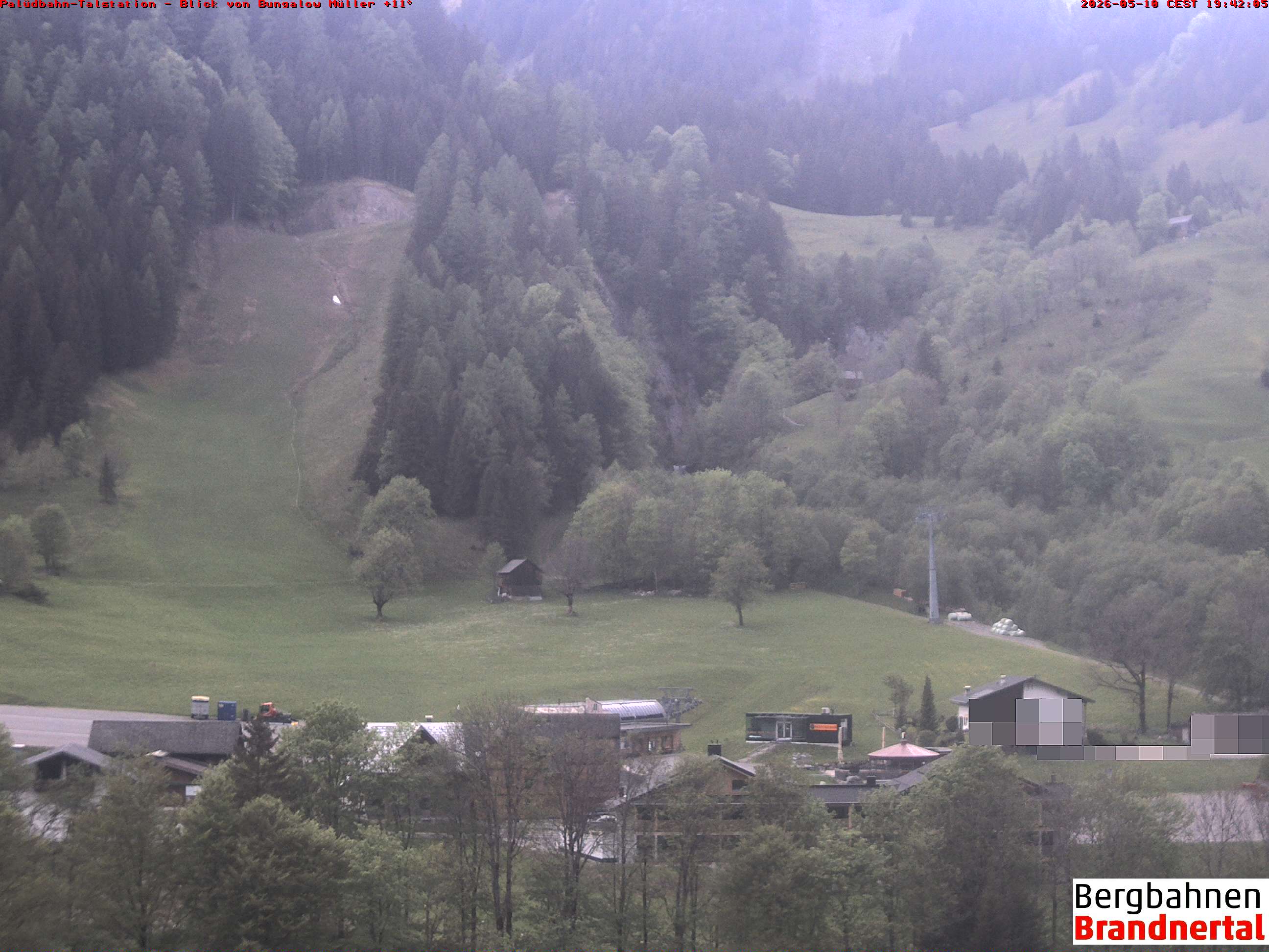 Blick auf Palüdbahn von Bungalow Müller