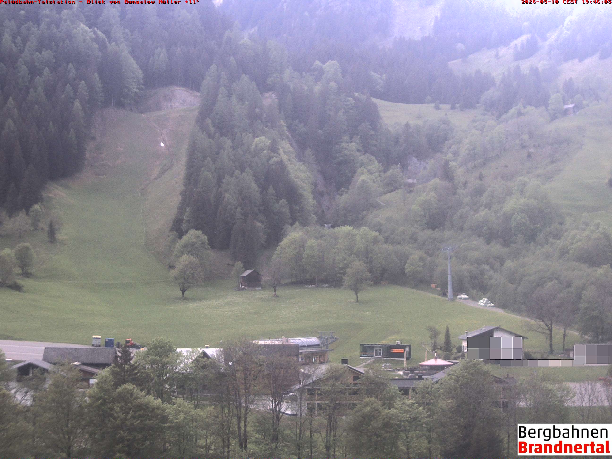Blick auf Palüdbahn von Bungalow Müller