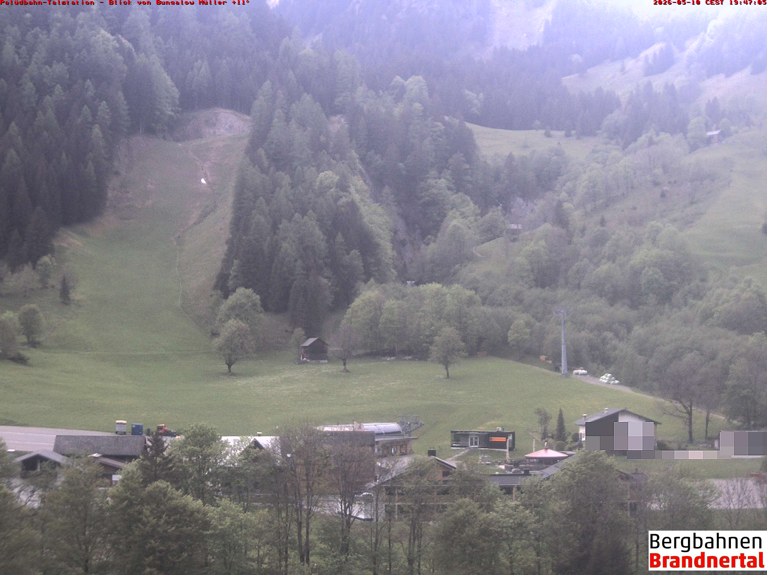 Blick auf Palüdbahn von Bungalow Müller