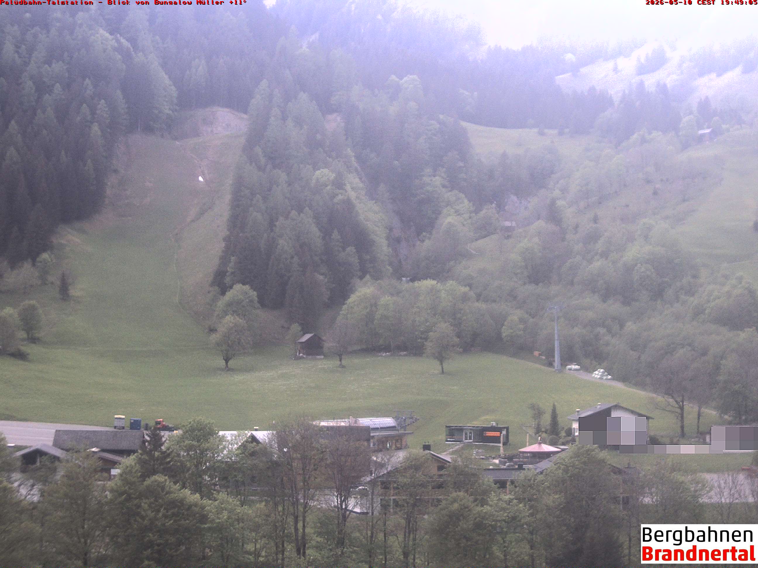 Blick auf Palüdbahn von Bungalow Müller