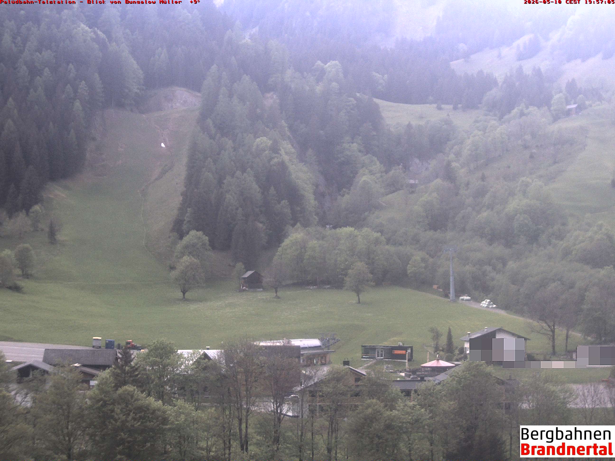 Blick auf Palüdbahn von Bungalow Müller
