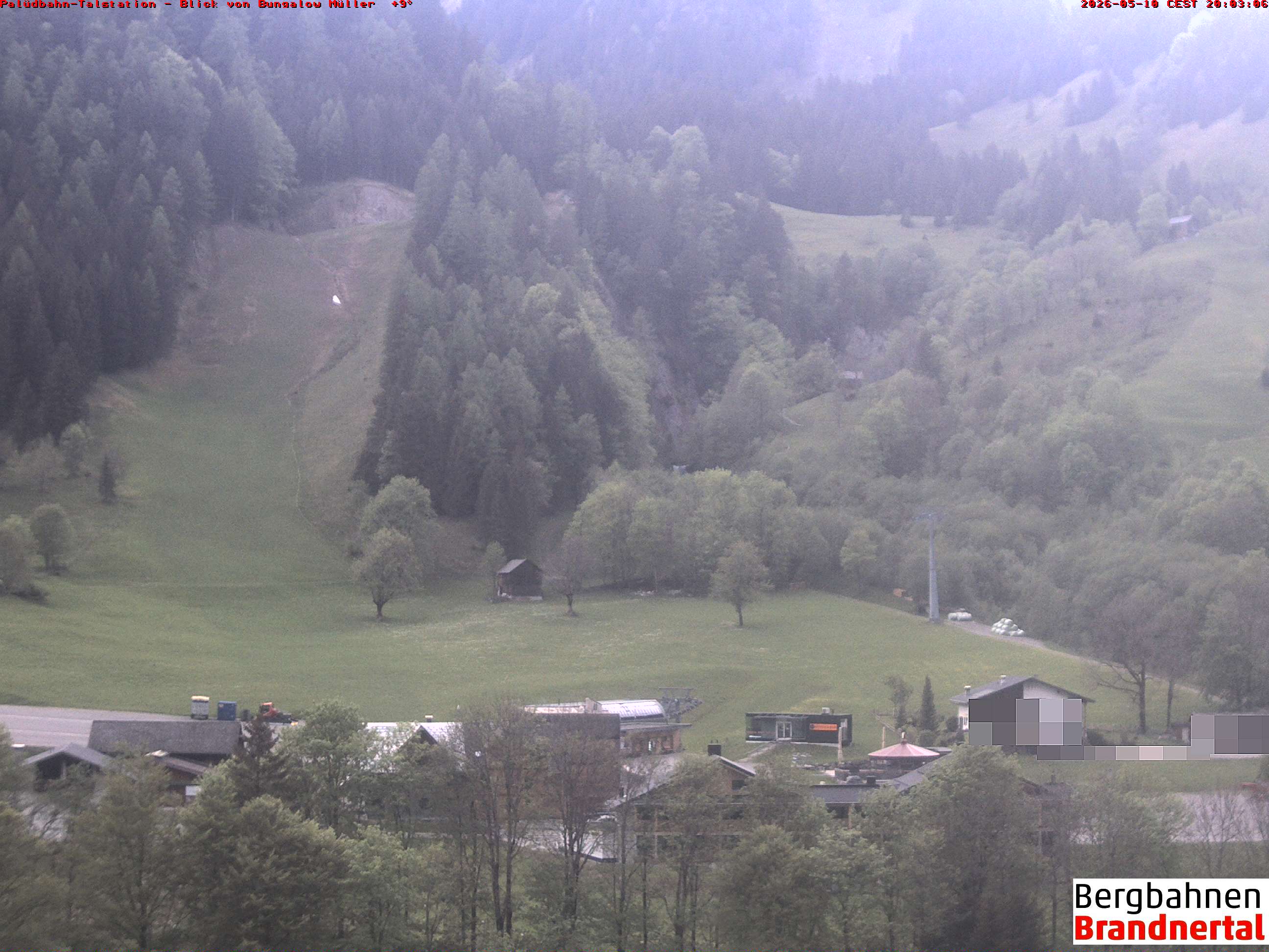 Blick auf Palüdbahn von Bungalow Müller