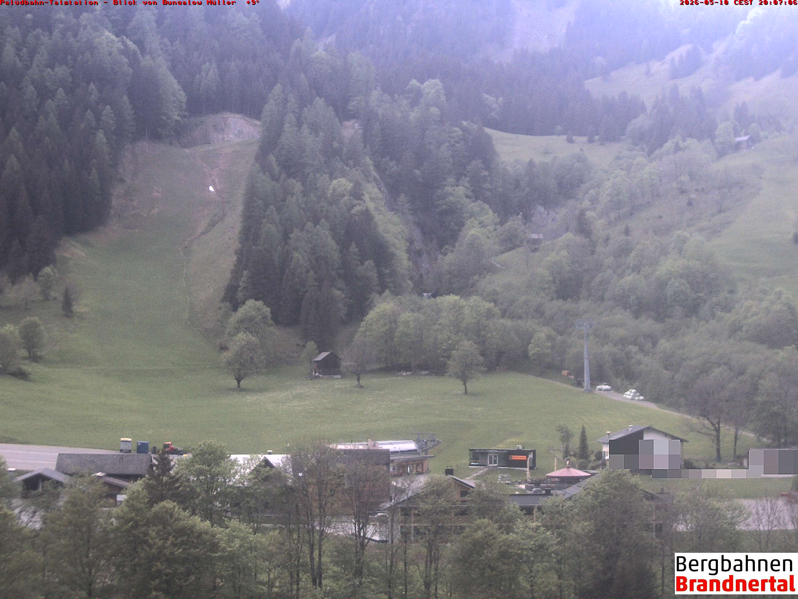 Blick auf Palüdbahn von Bungalow Müller