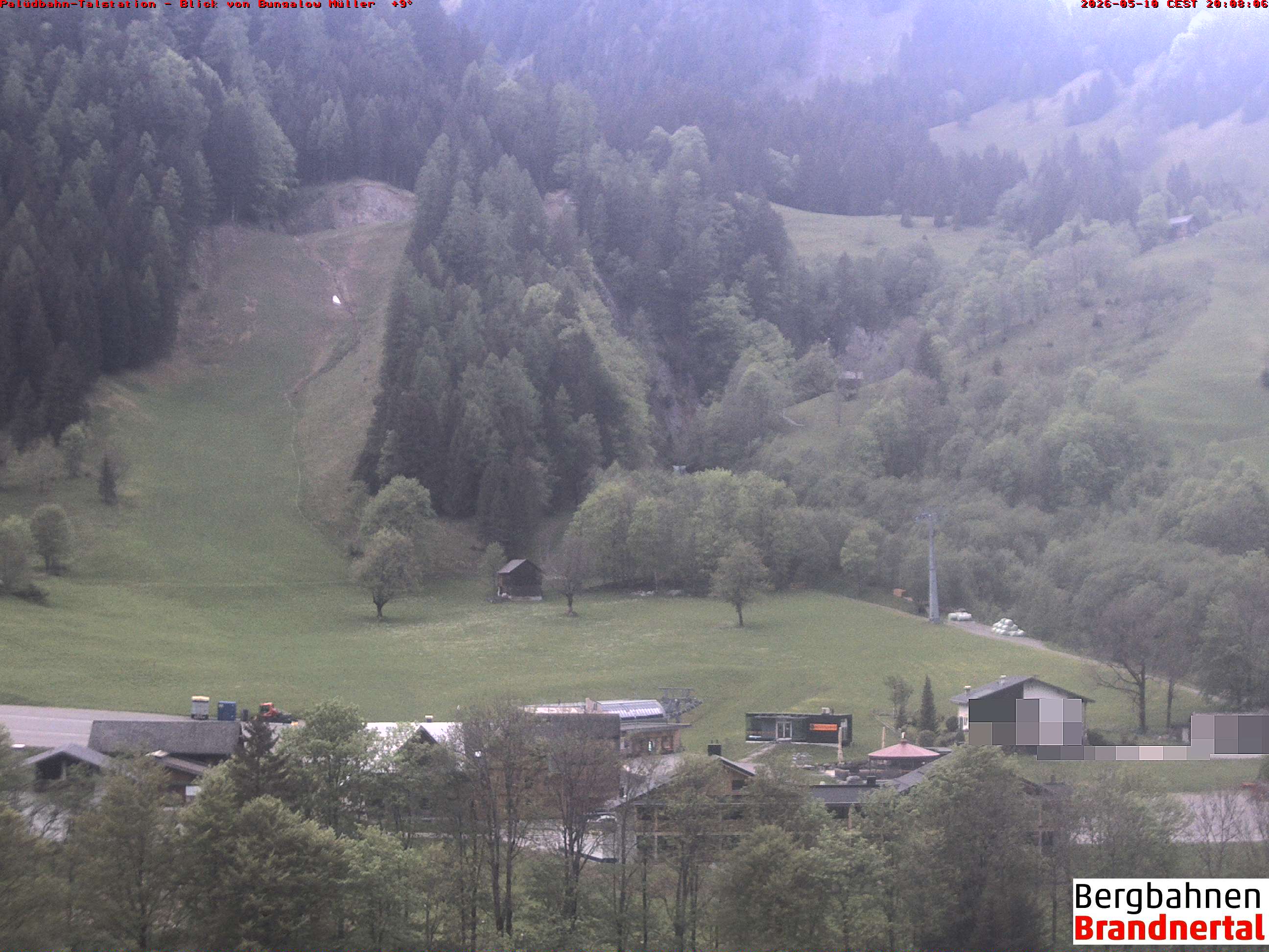 Blick auf Palüdbahn von Bungalow Müller