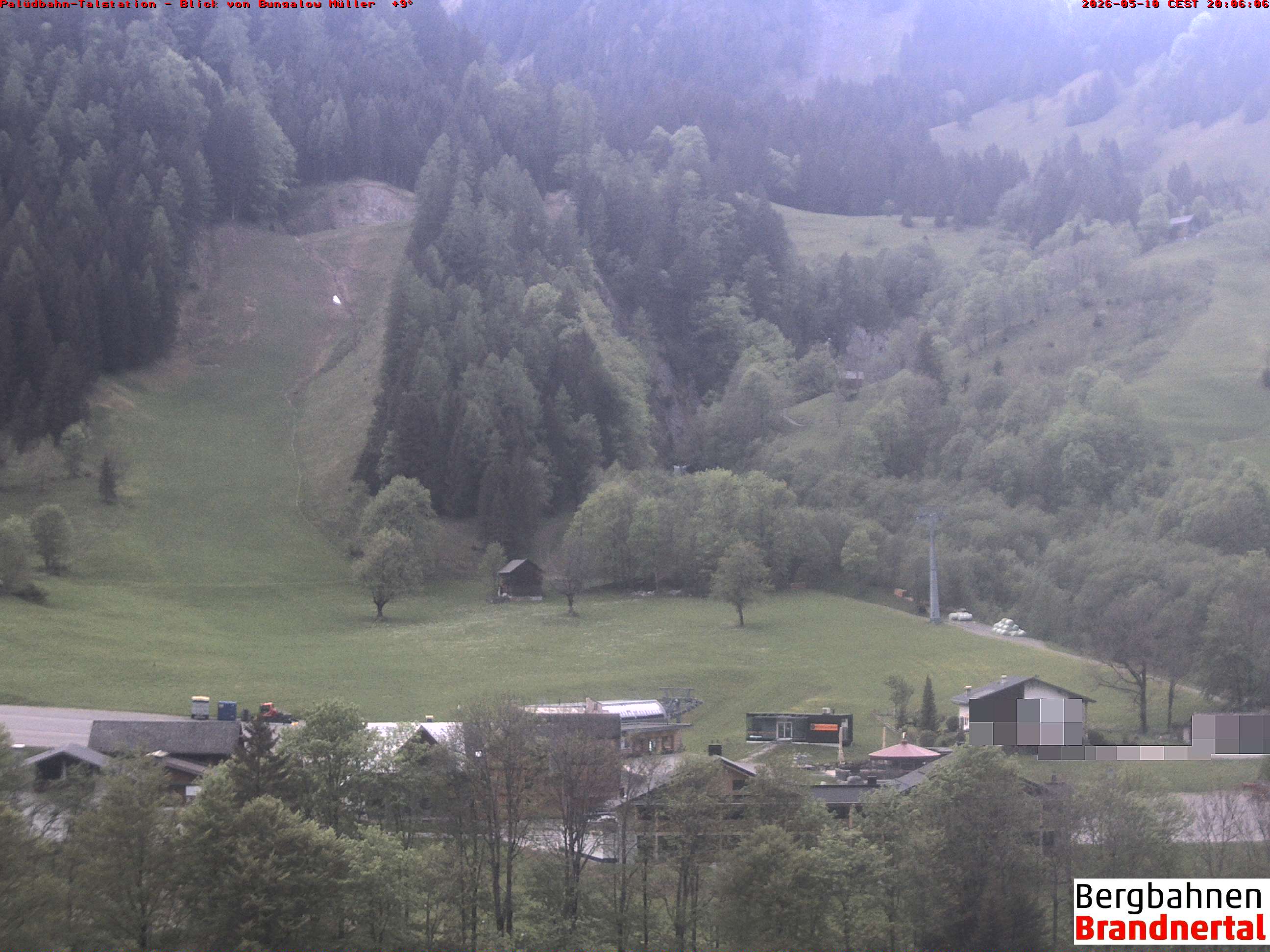 Blick auf Palüdbahn von Bungalow Müller