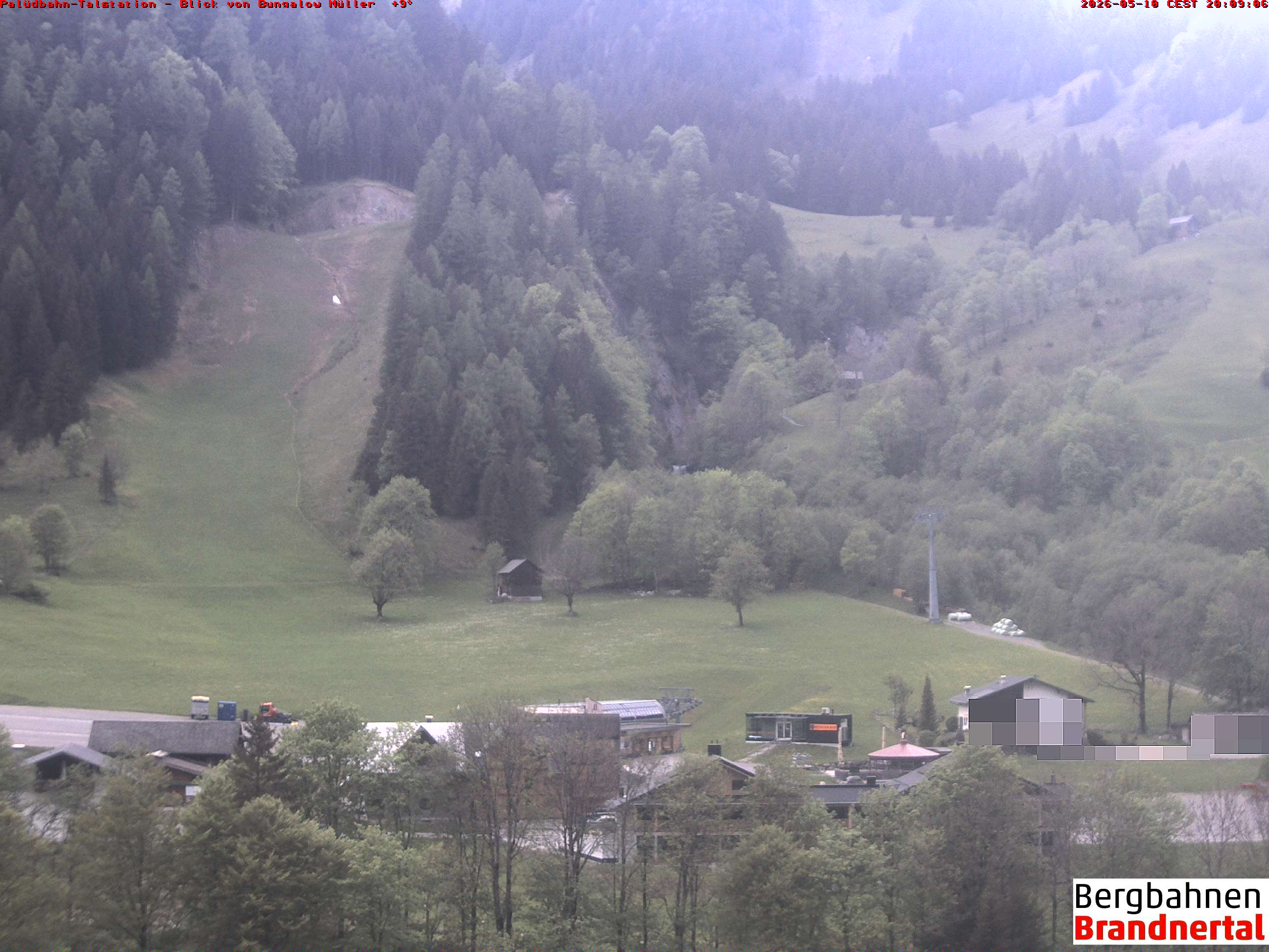 Blick auf Palüdbahn von Bungalow Müller