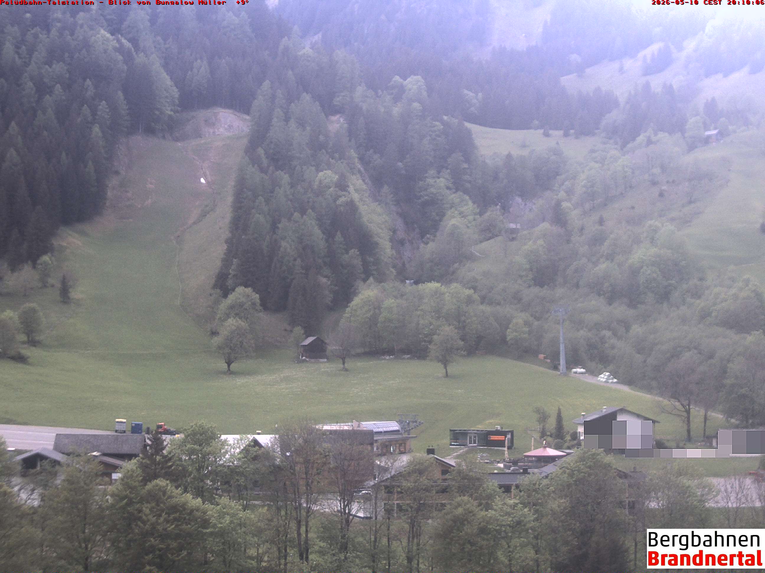 Blick auf Palüdbahn von Bungalow Müller