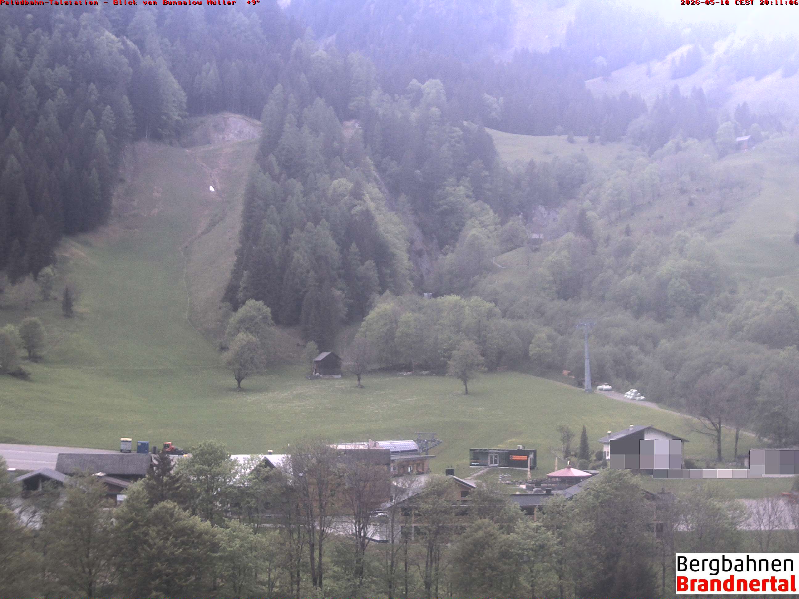 Blick auf Palüdbahn von Bungalow Müller