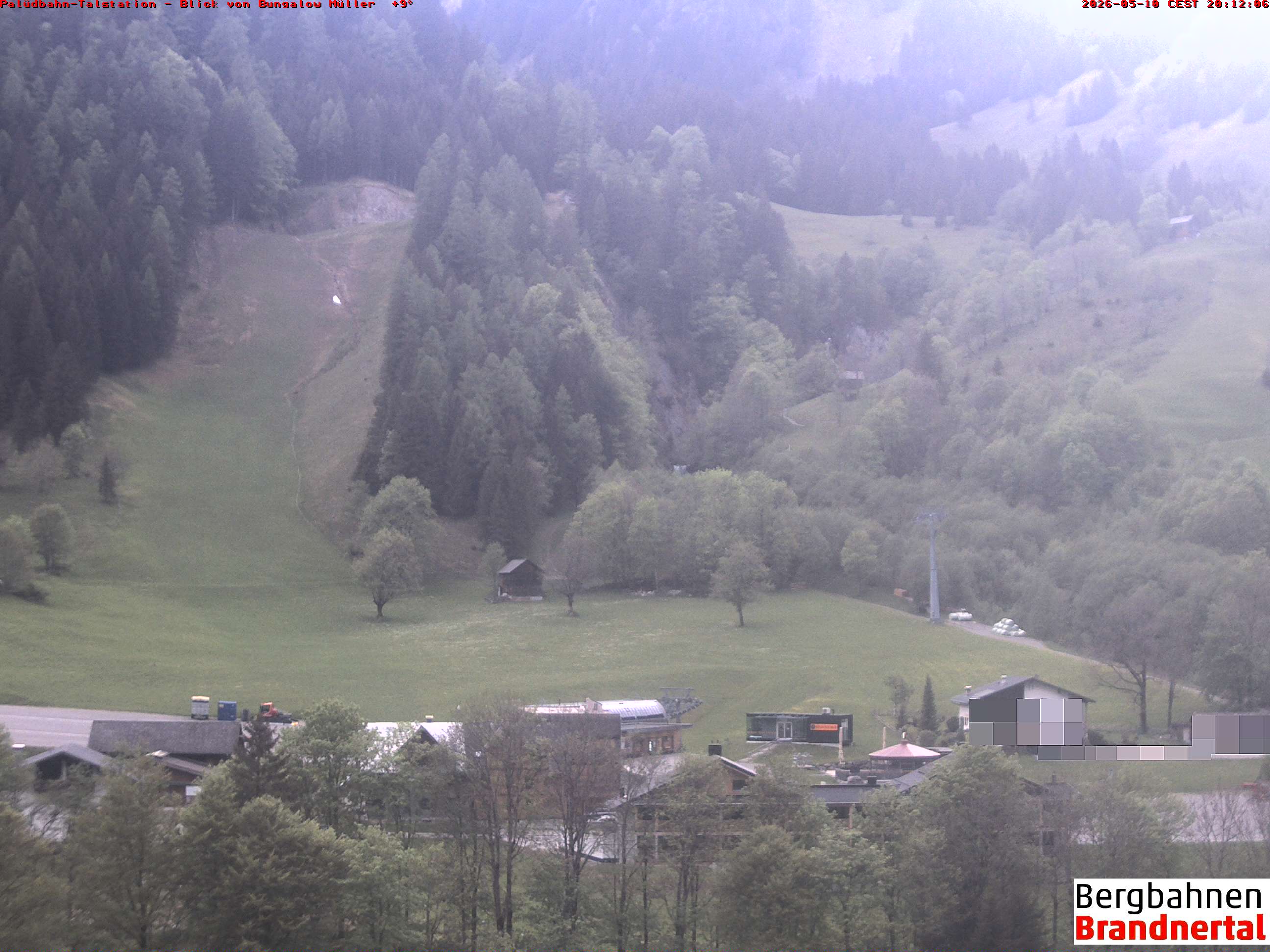 Blick auf Palüdbahn von Bungalow Müller