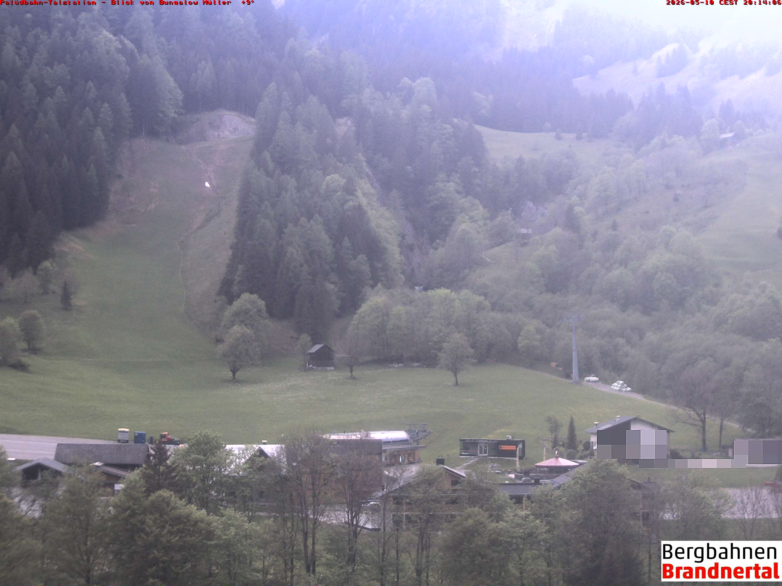 Blick auf Palüdbahn von Bungalow Müller