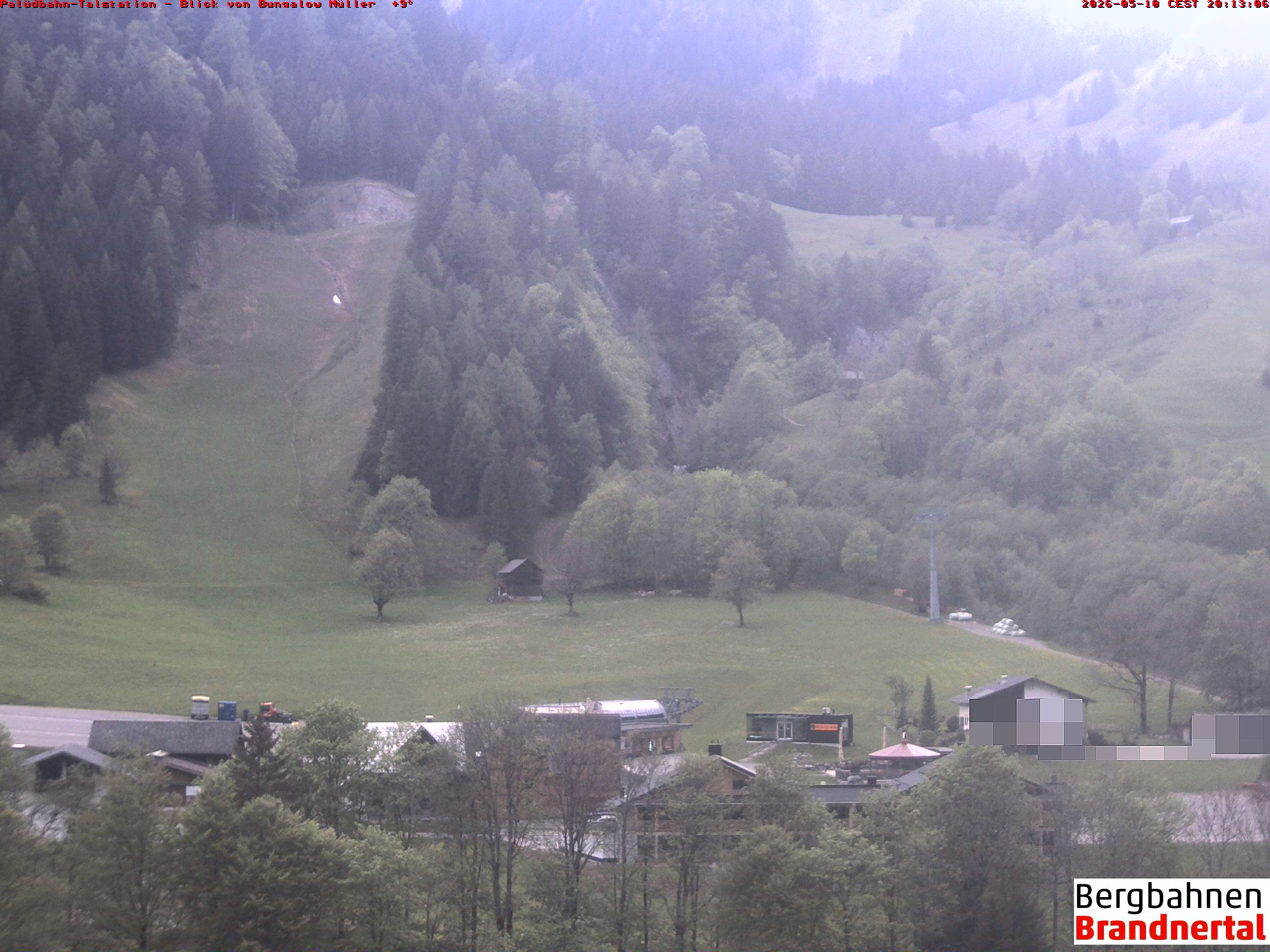 Blick auf Palüdbahn von Bungalow Müller