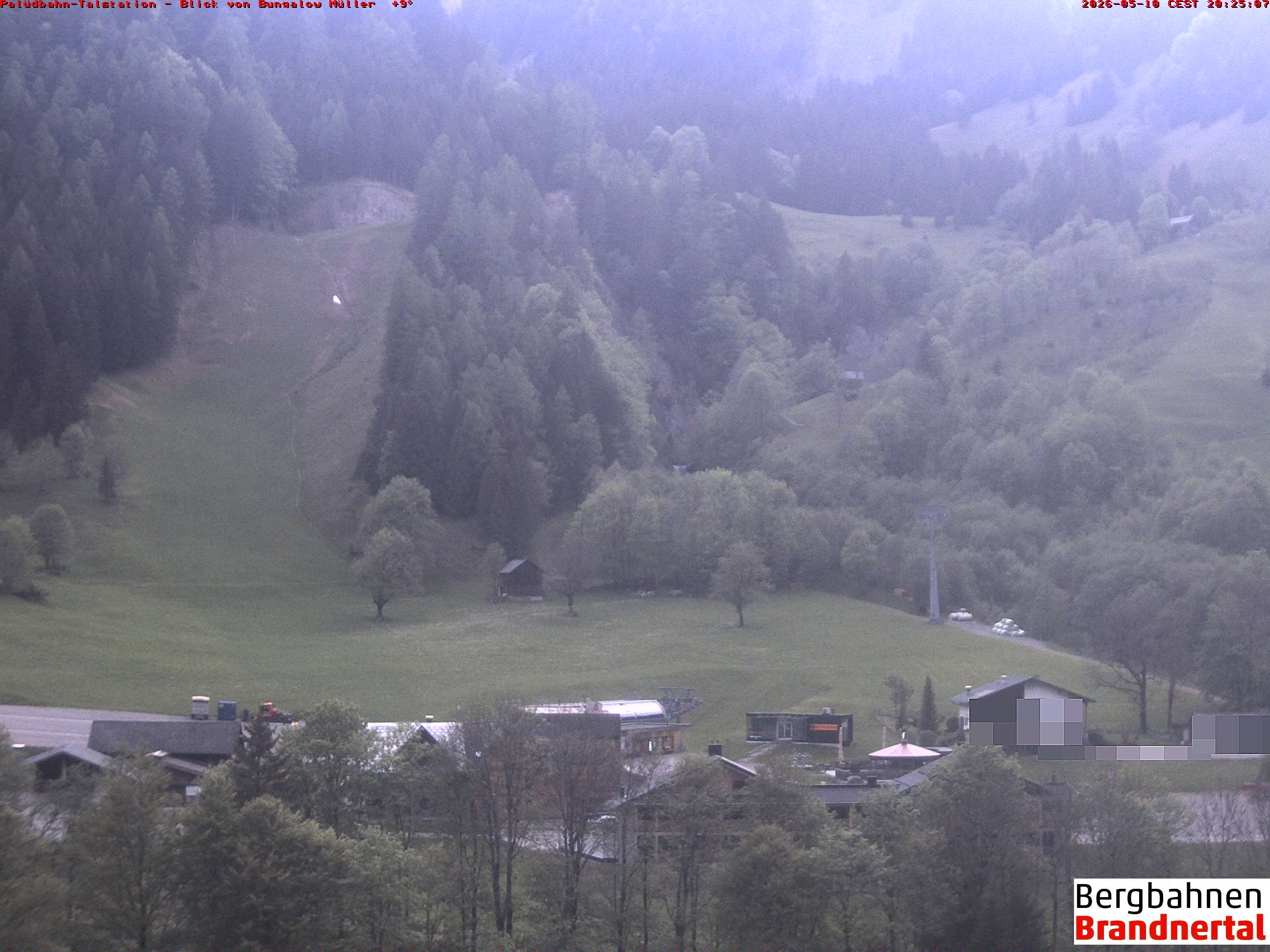 Blick auf Palüdbahn von Bungalow Müller