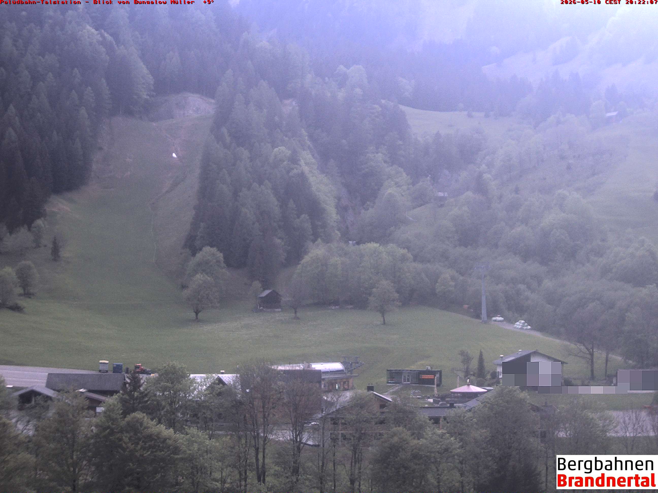 Blick auf Palüdbahn von Bungalow Müller