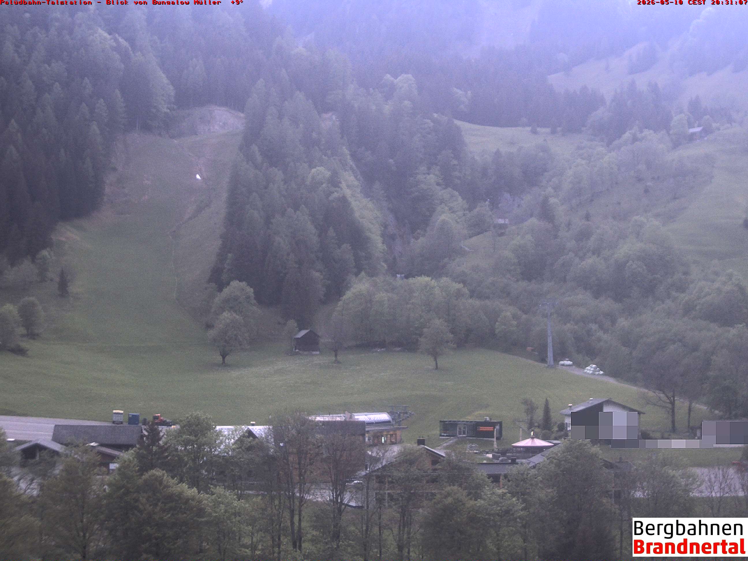 Blick auf Palüdbahn von Bungalow Müller