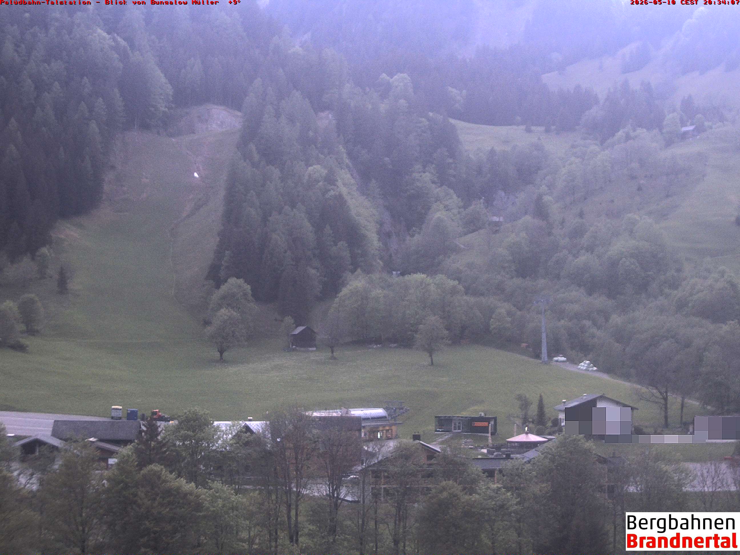 Blick auf Palüdbahn von Bungalow Müller