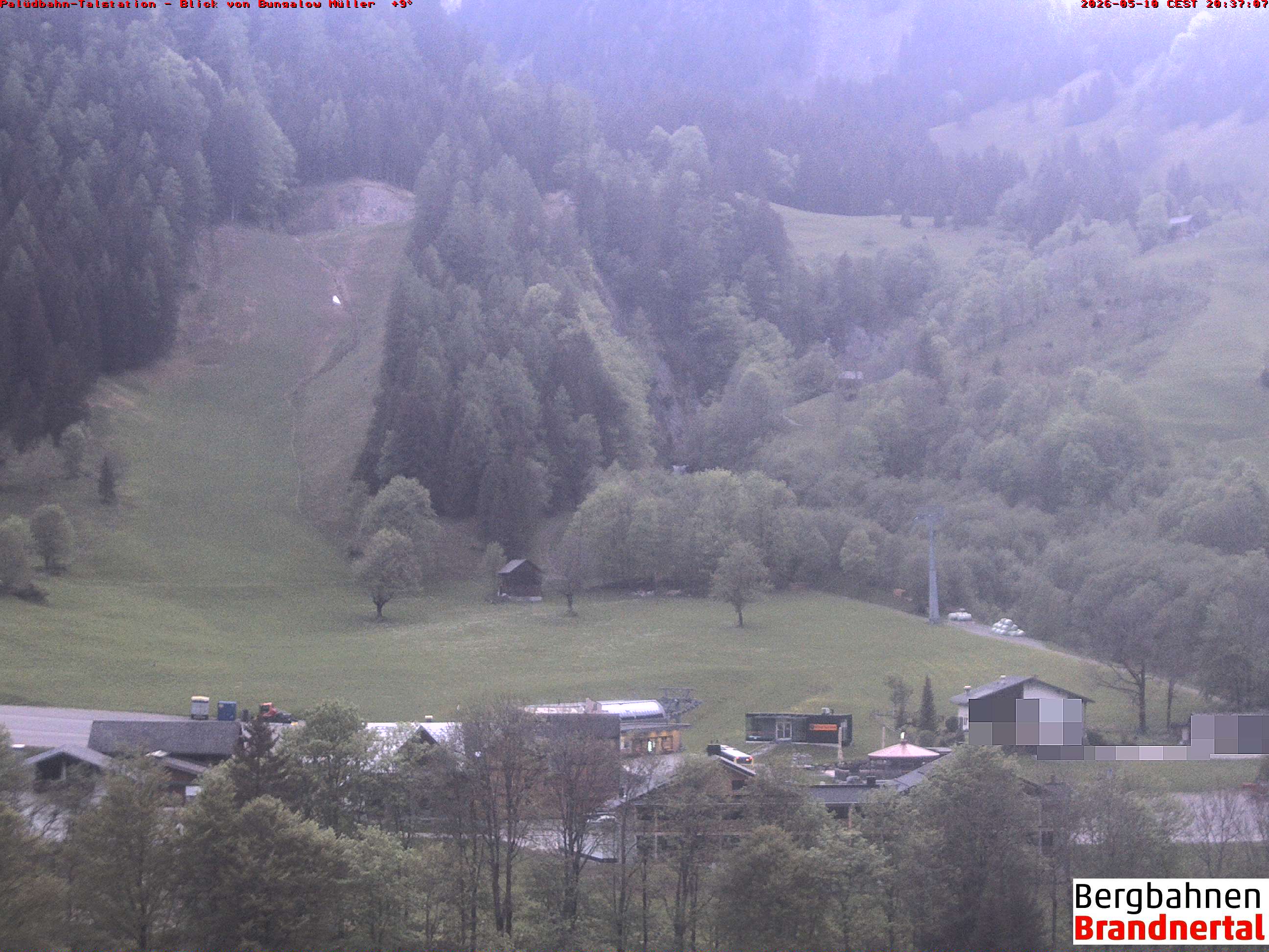 Blick auf Palüdbahn von Bungalow Müller