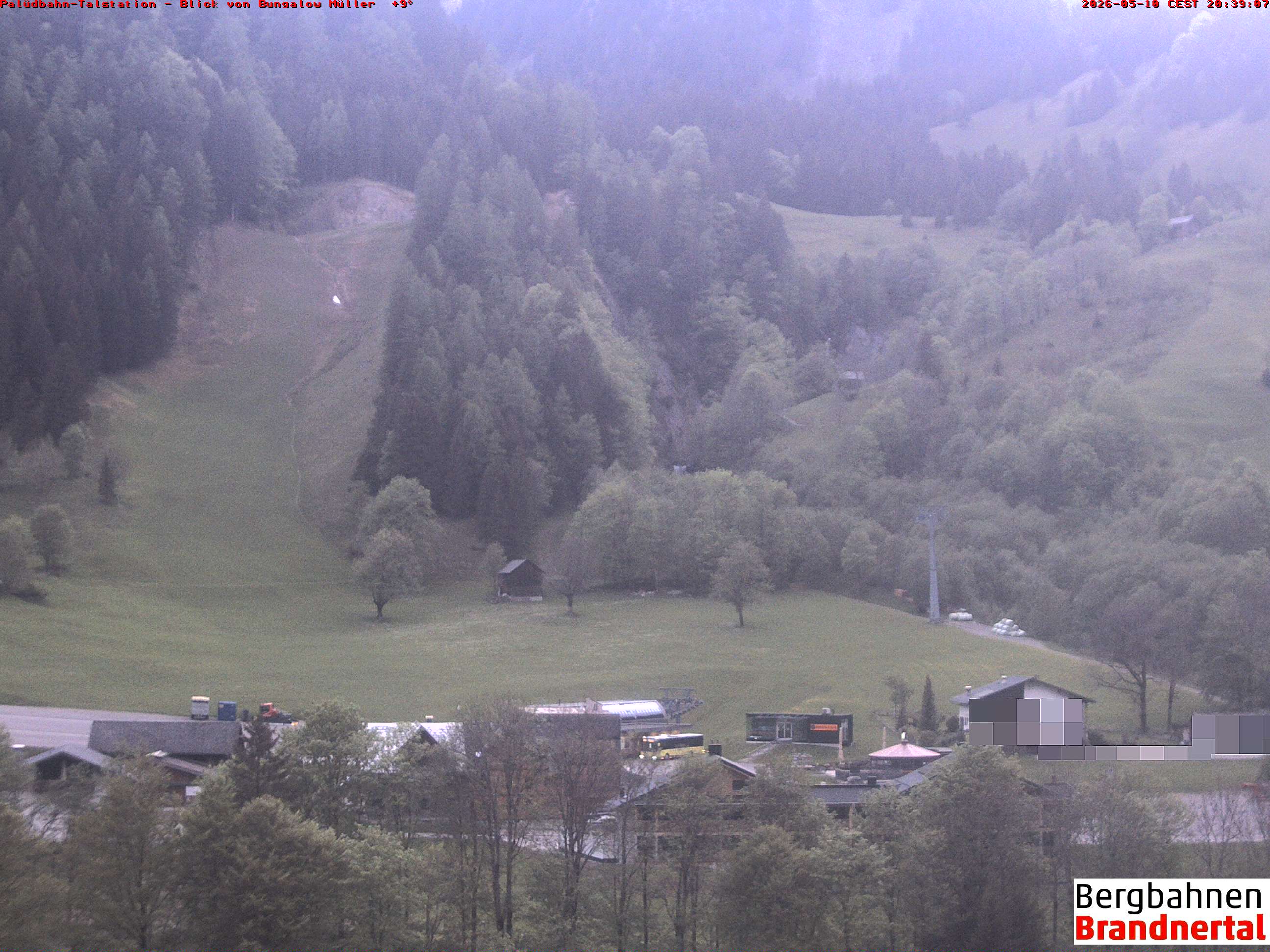 Blick auf Palüdbahn von Bungalow Müller