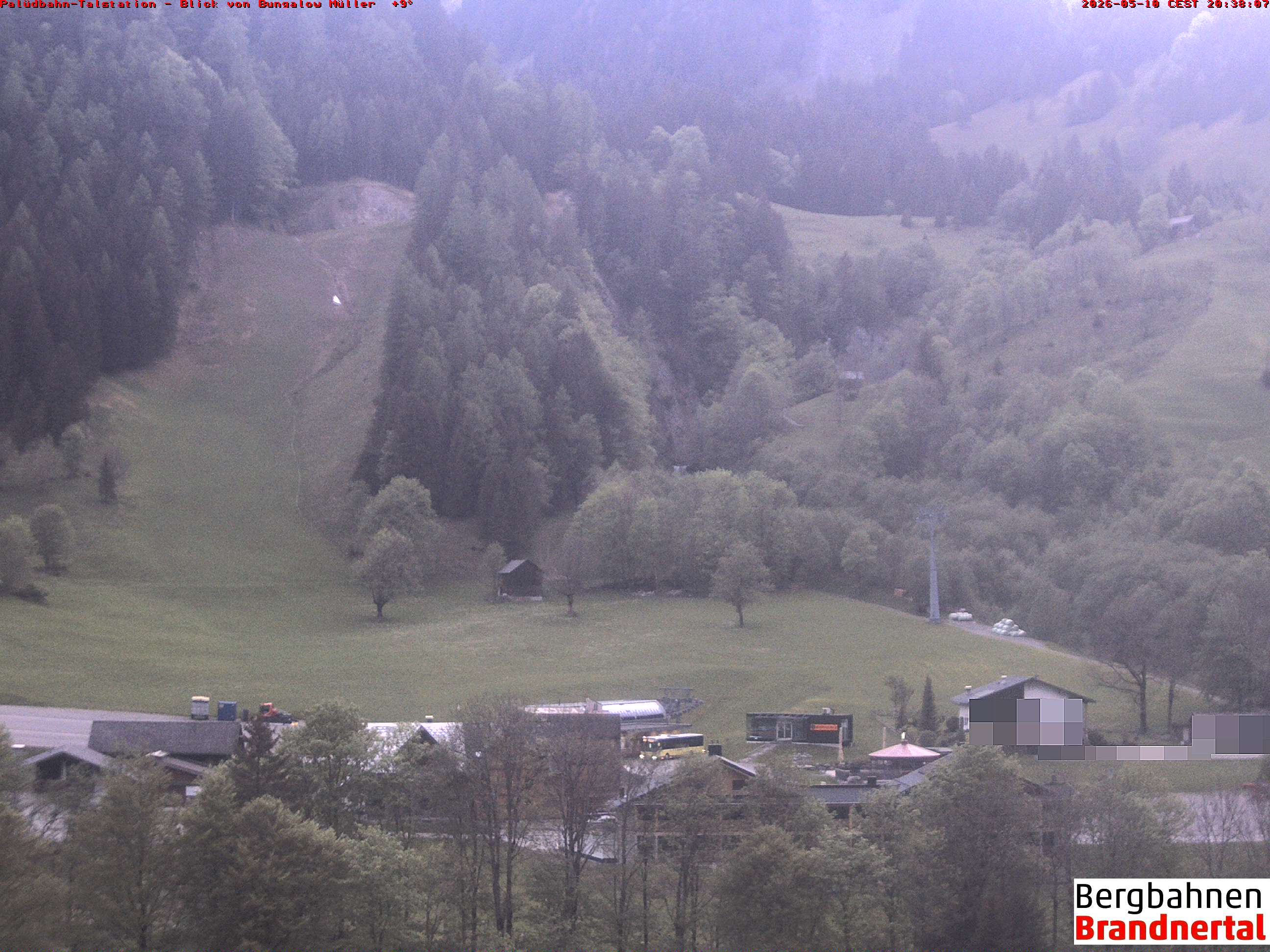 Blick auf Palüdbahn von Bungalow Müller