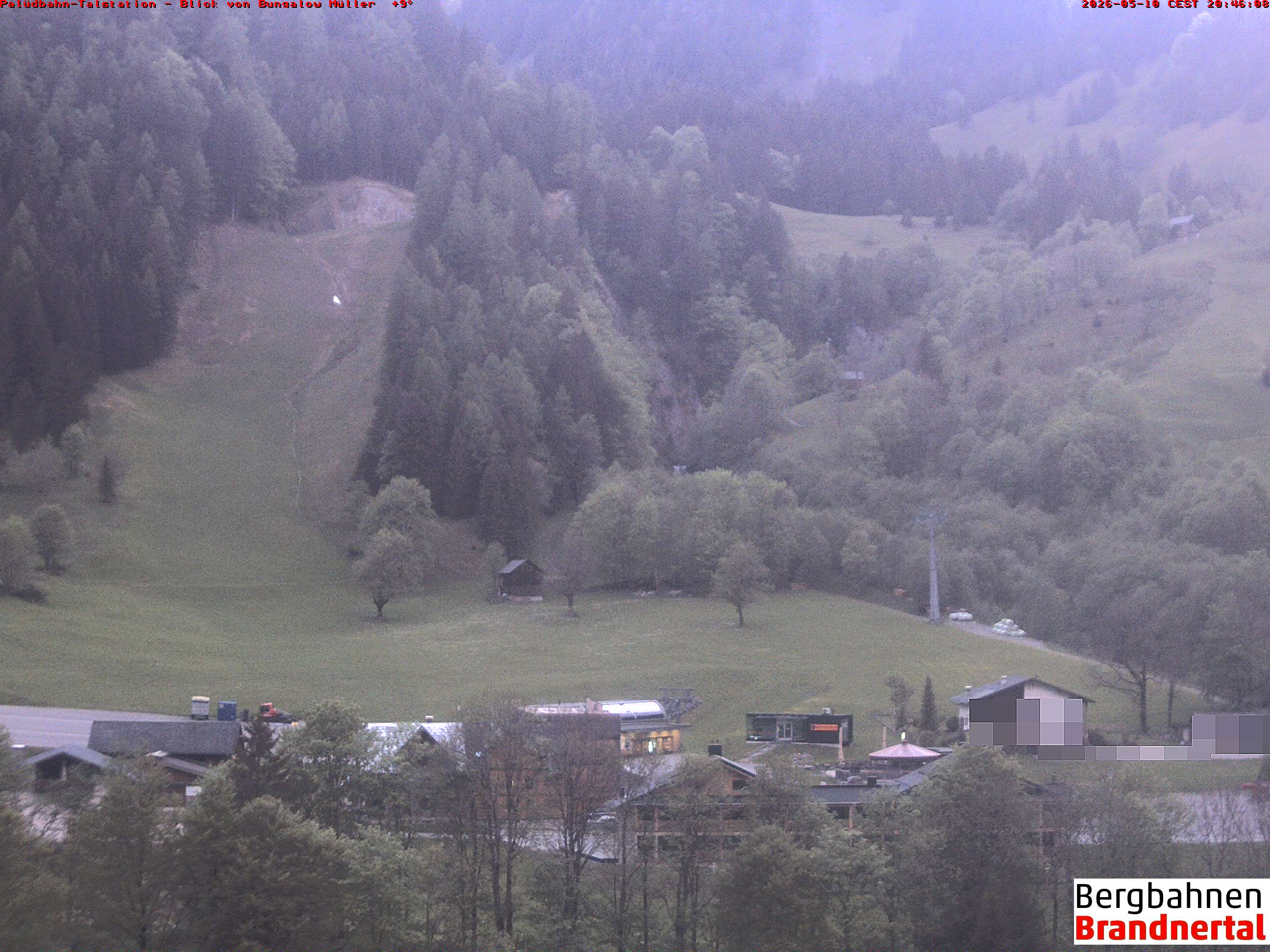 Blick auf Palüdbahn von Bungalow Müller
