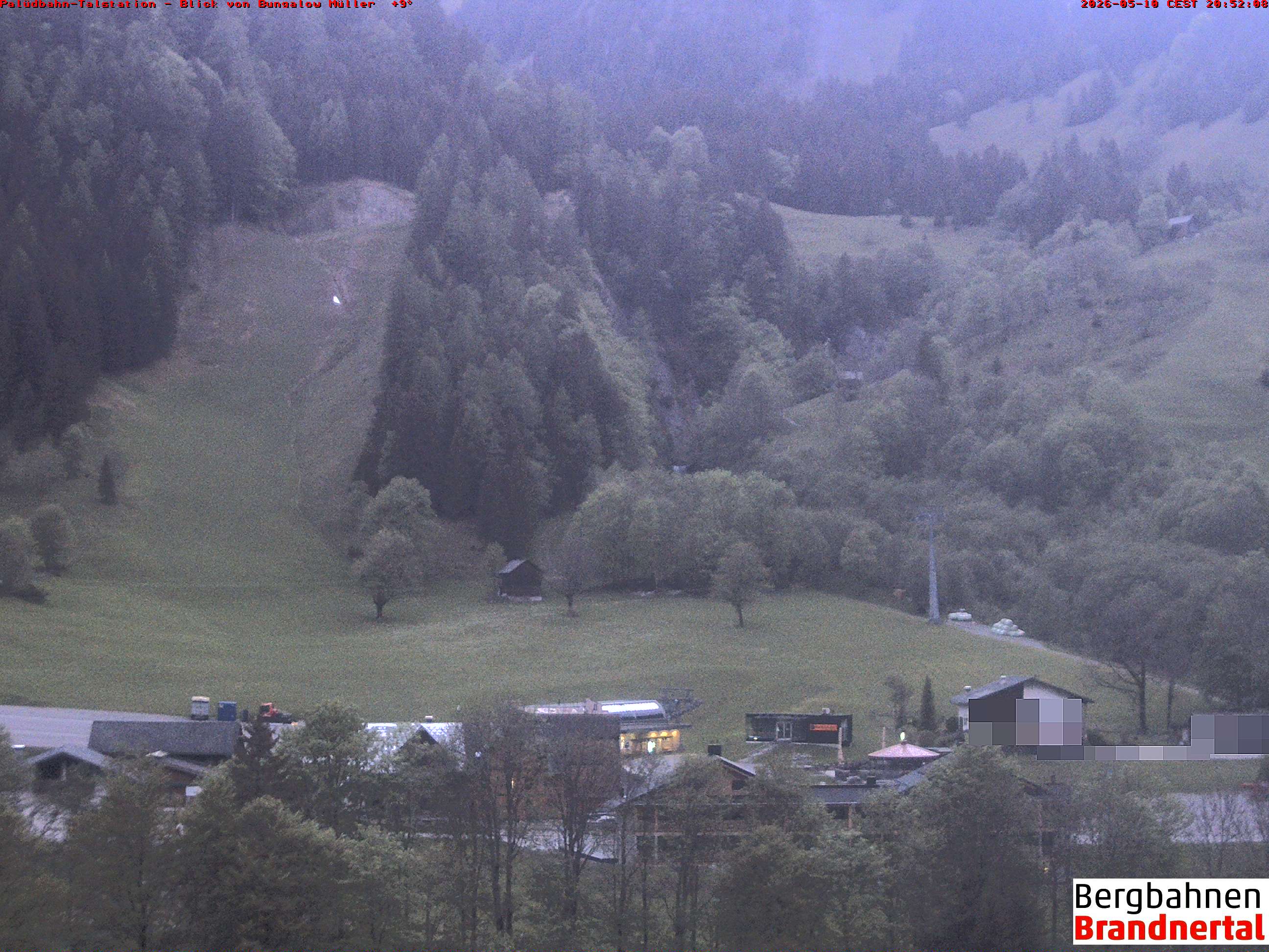 Blick auf Palüdbahn von Bungalow Müller