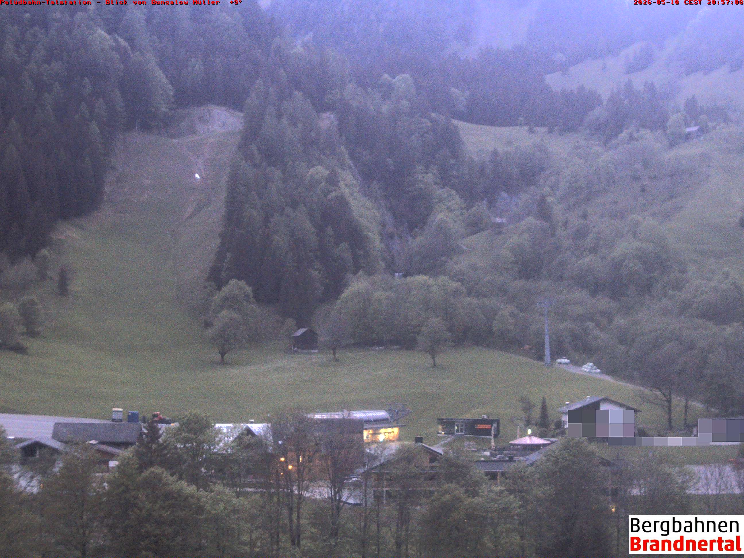 Blick auf Palüdbahn von Bungalow Müller