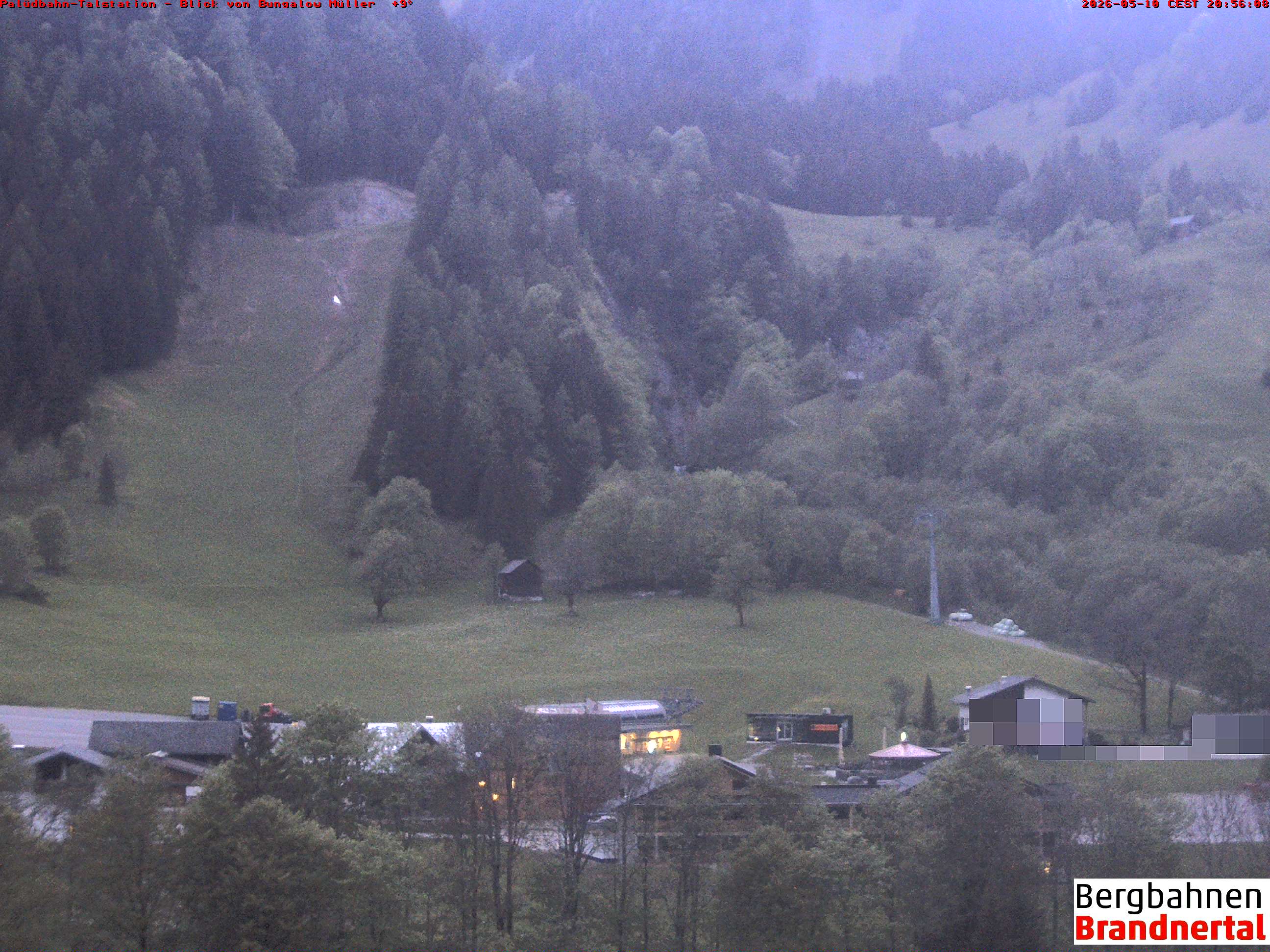 Blick auf Palüdbahn von Bungalow Müller